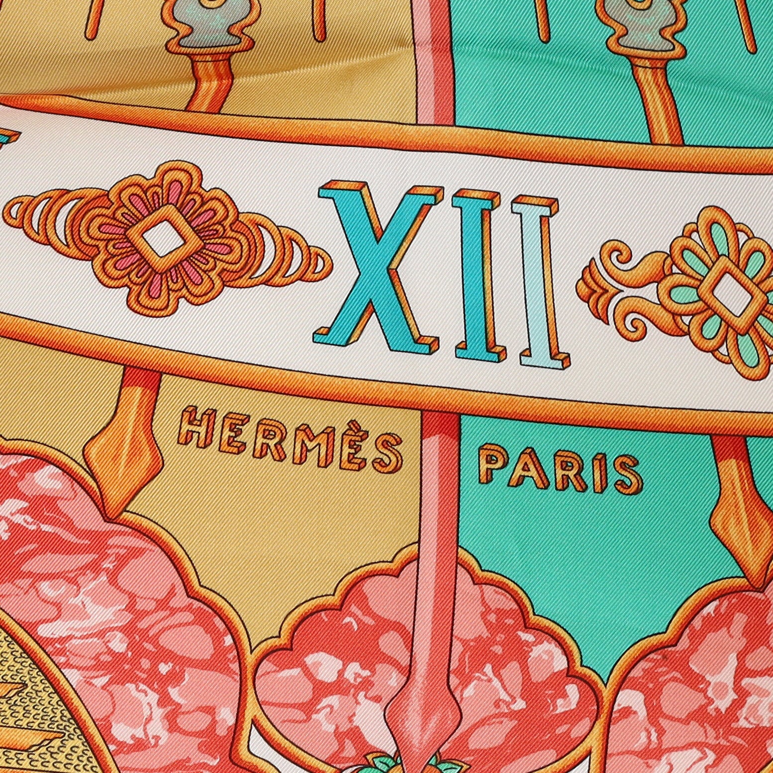 Brand New Boxed Hermès Gloria Soli Silk Scarf Quite Rare