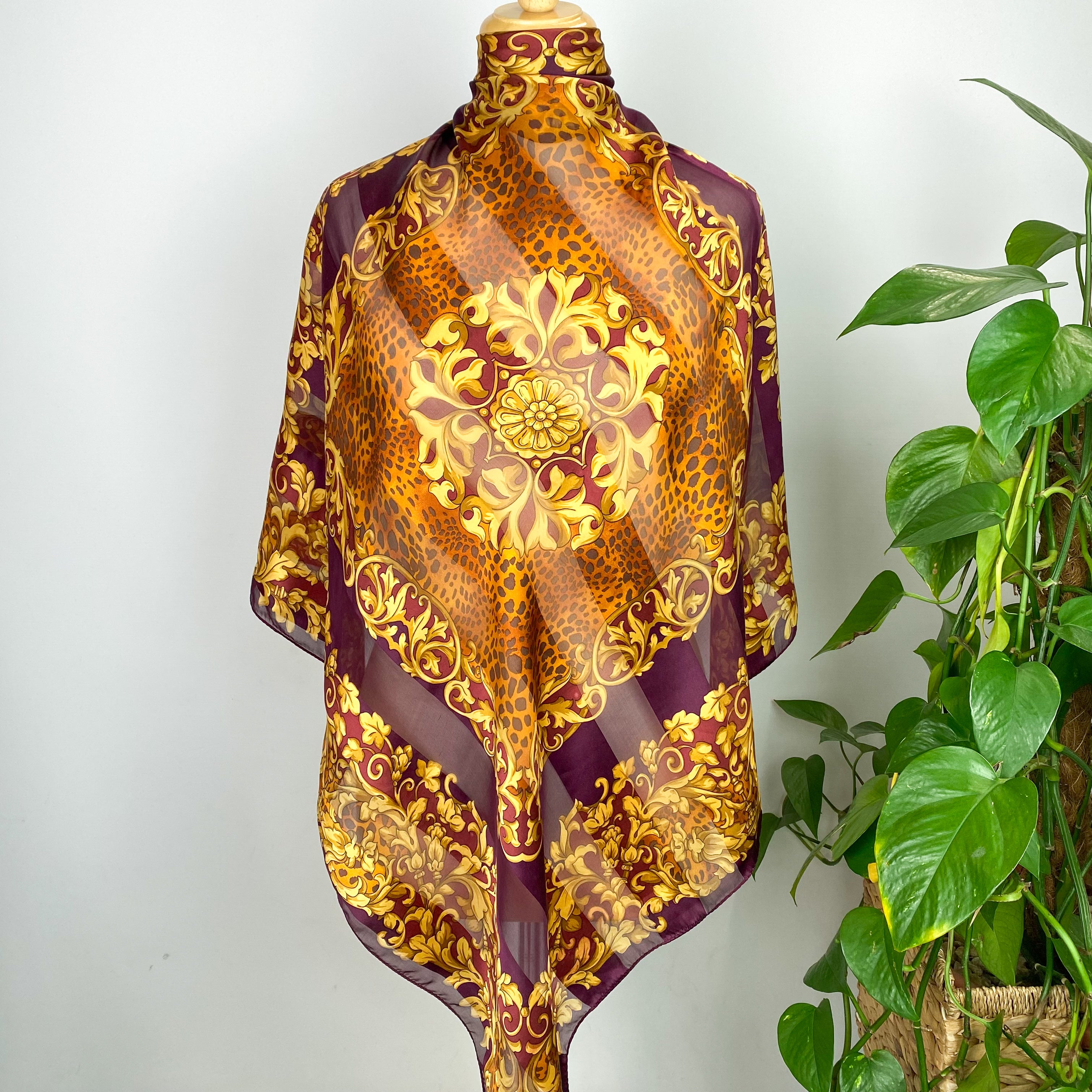 Modern Chiffon Silk Scarf