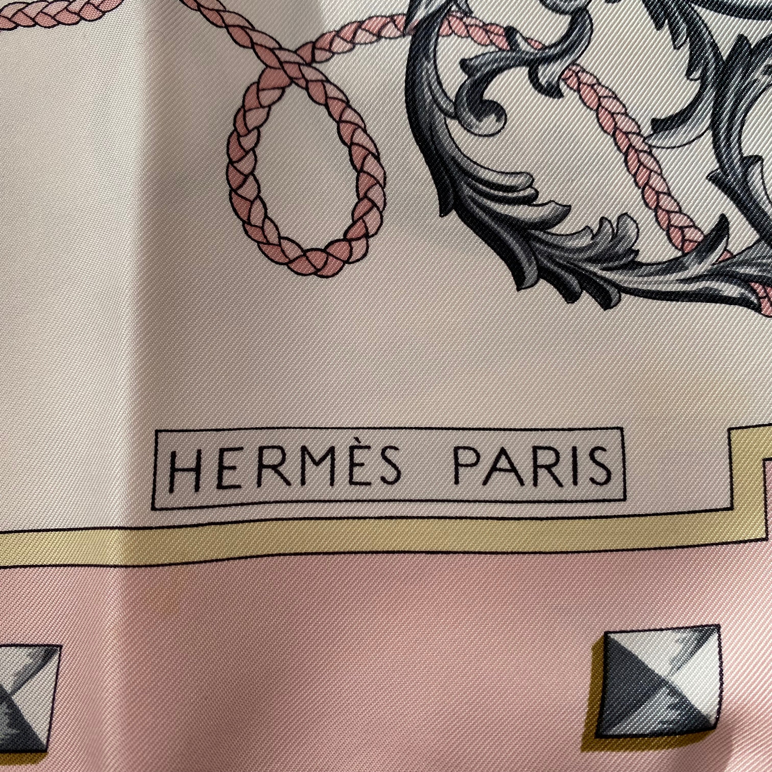 Hermès Les Clefs Silk Scarf