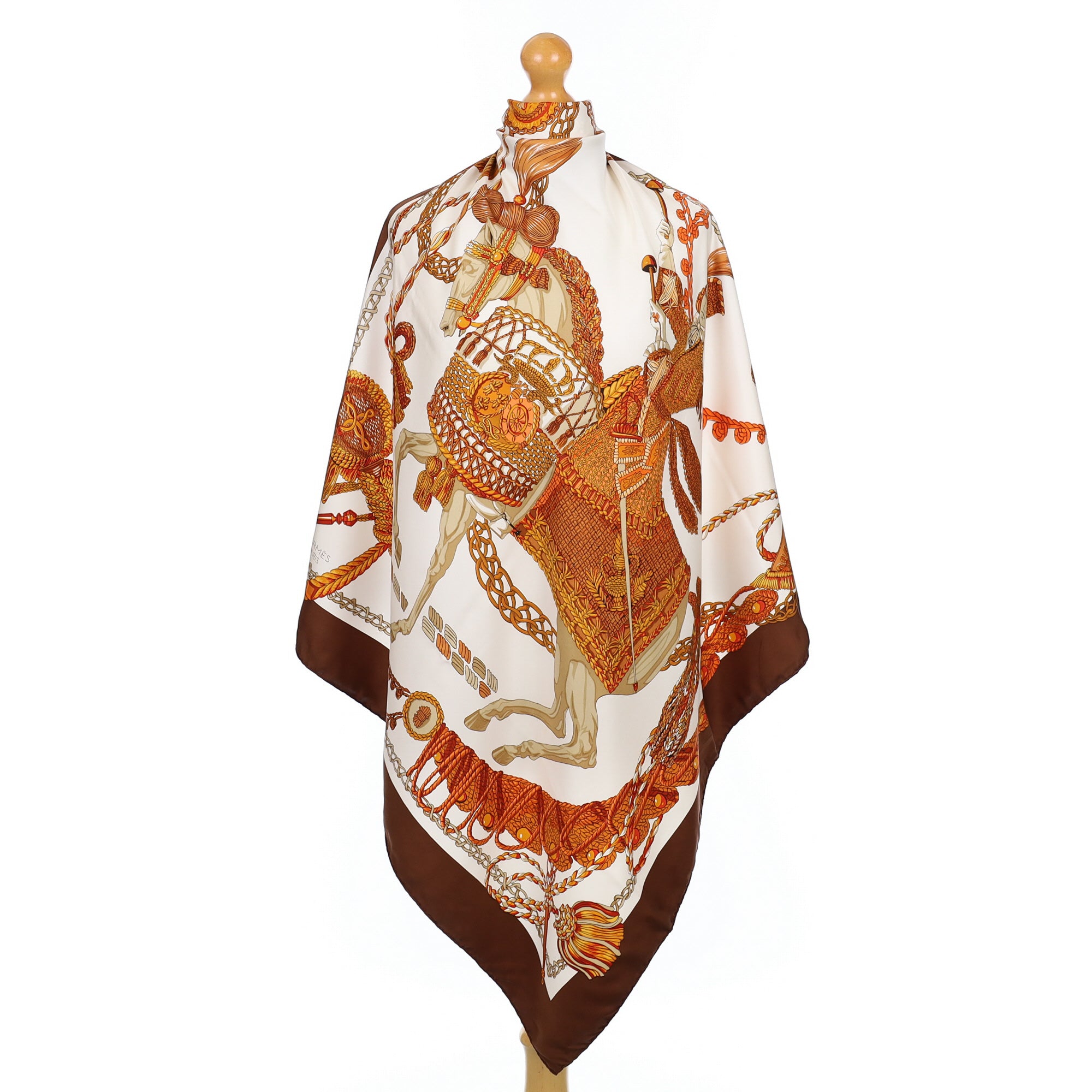 Hermès Le Timbalier Silk Scarf