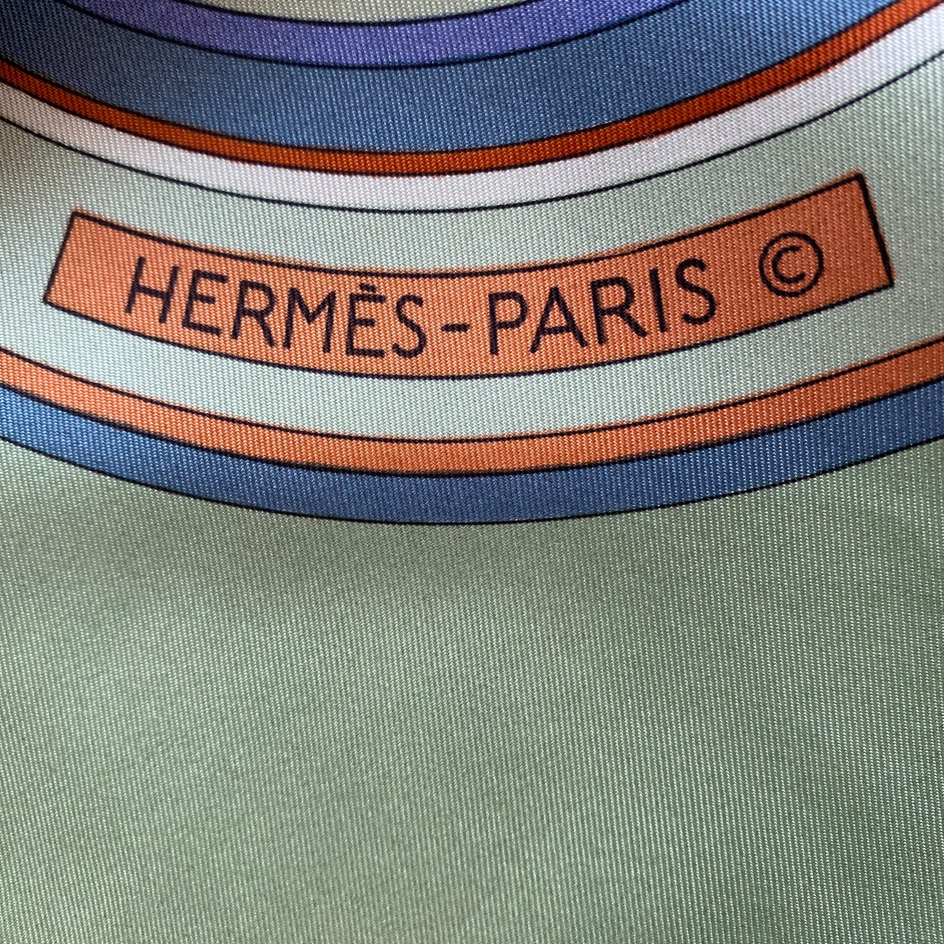 Hermès Washington’s Carriage Silk Scarf