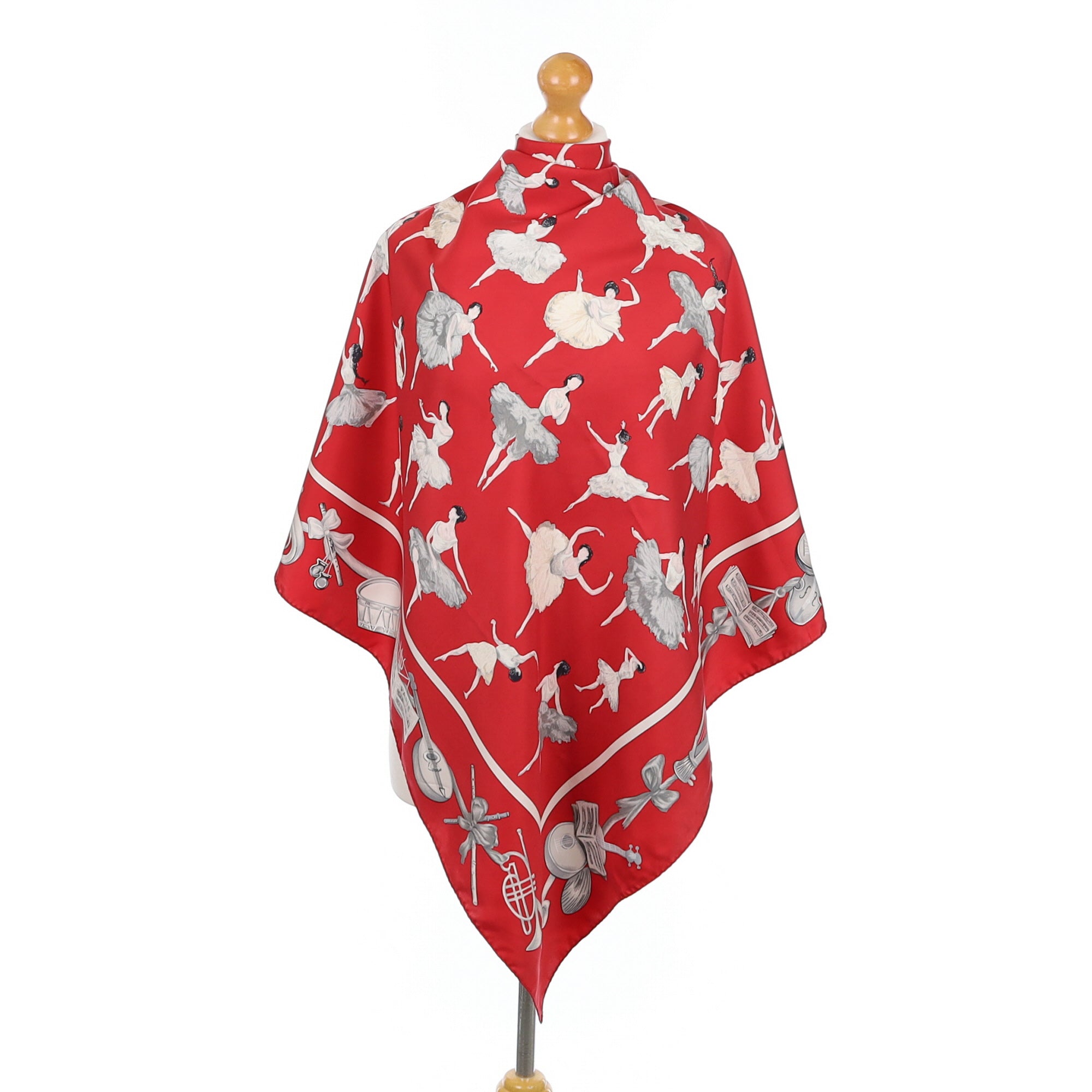 Immaculate Hermès La Danse Designer Silk Scarf