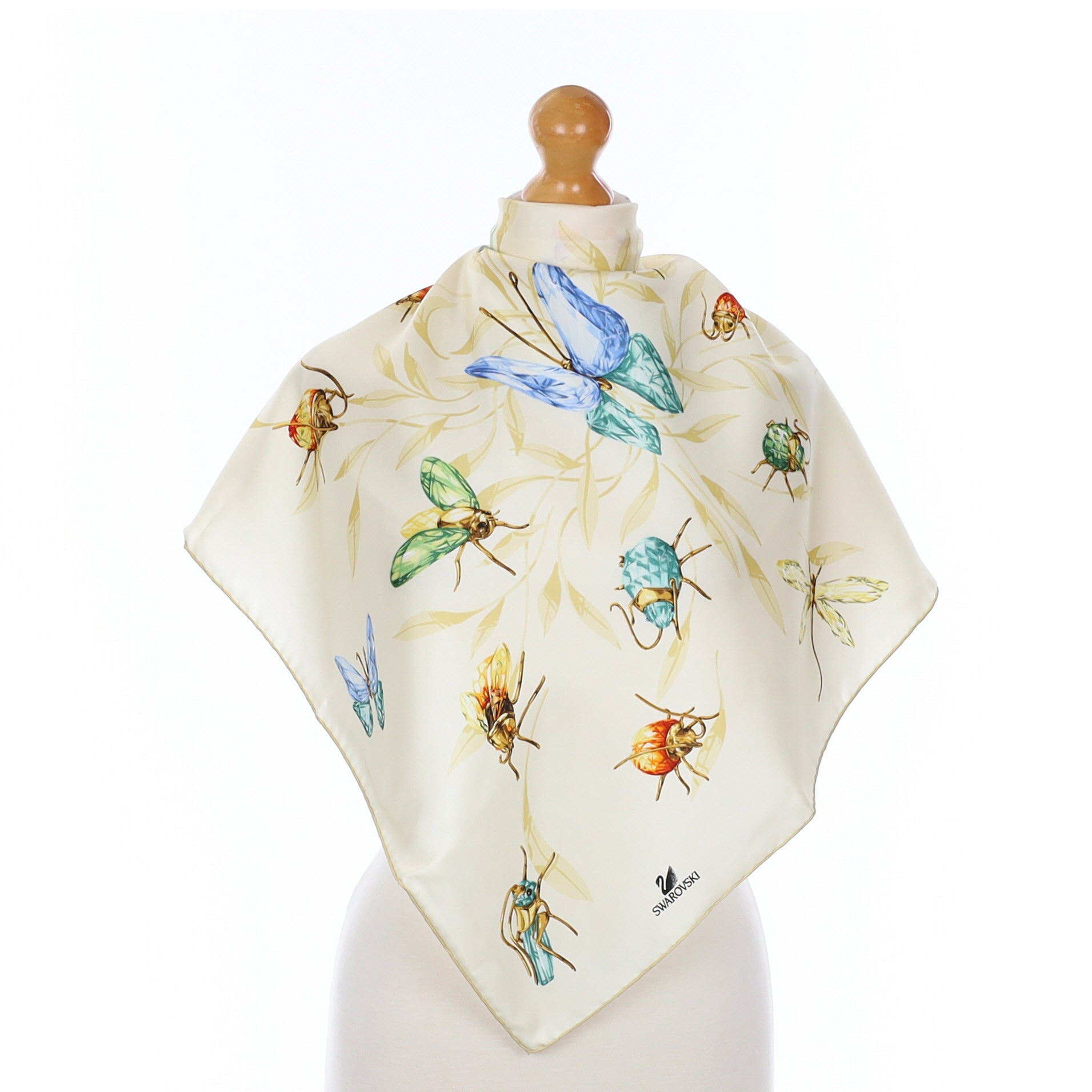 Brand New Boxed Swarovski Silk Scarf