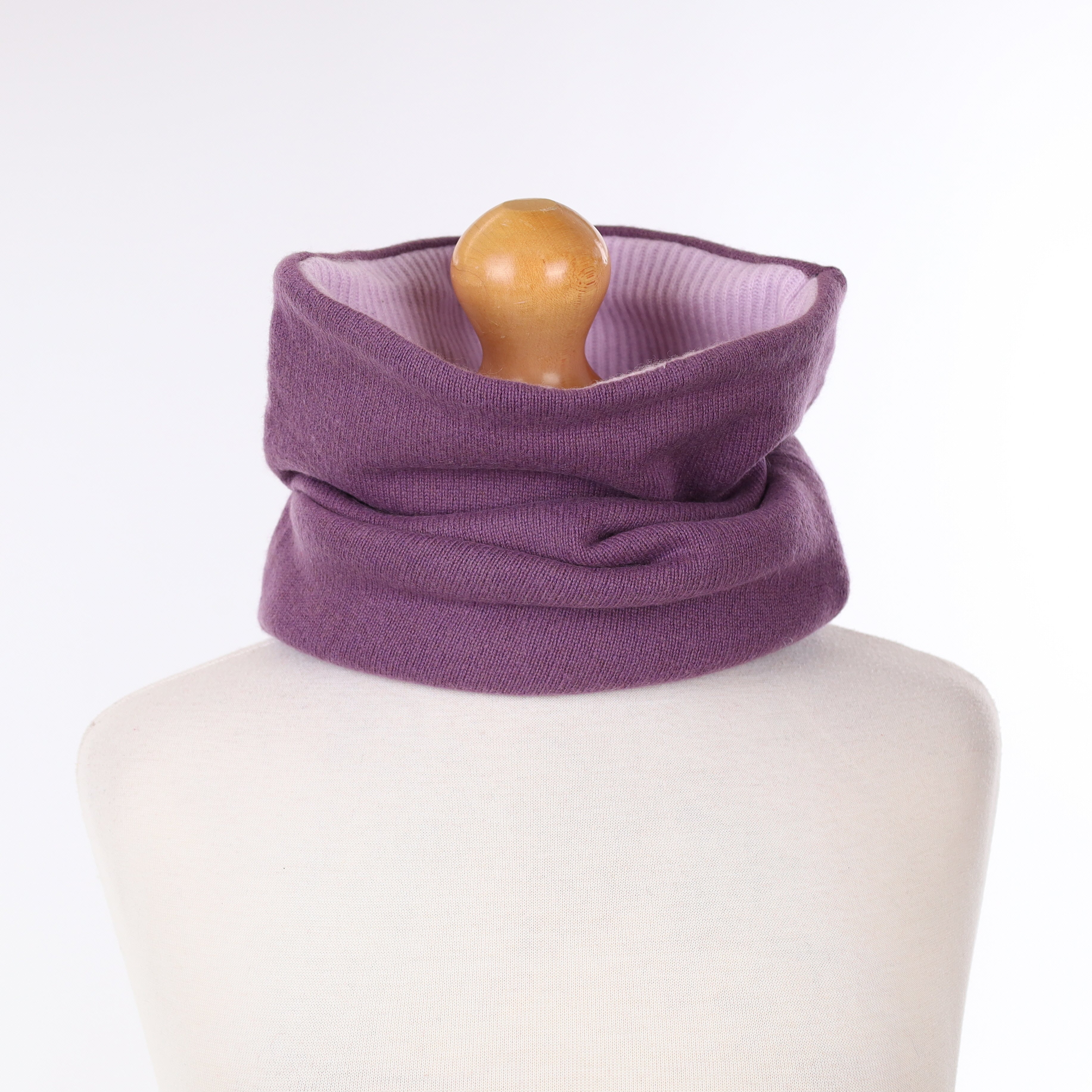 Hazy Purple and Lilac Luxury Double Layered Snood