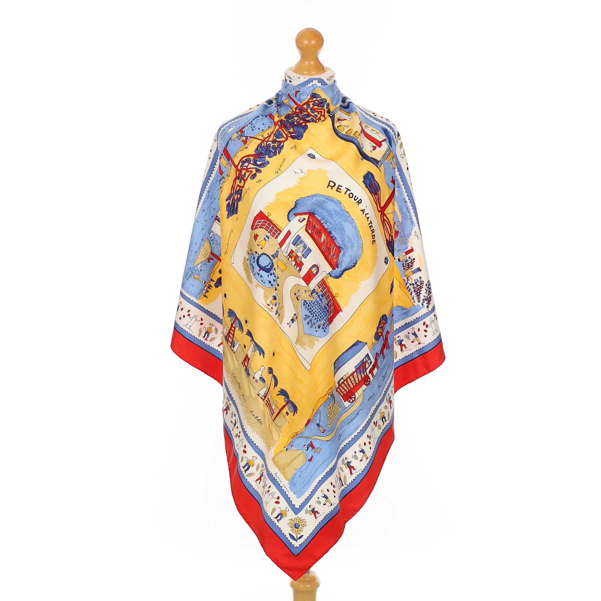 Hermès Retour À la Terre Silk Scarf Quite Rare