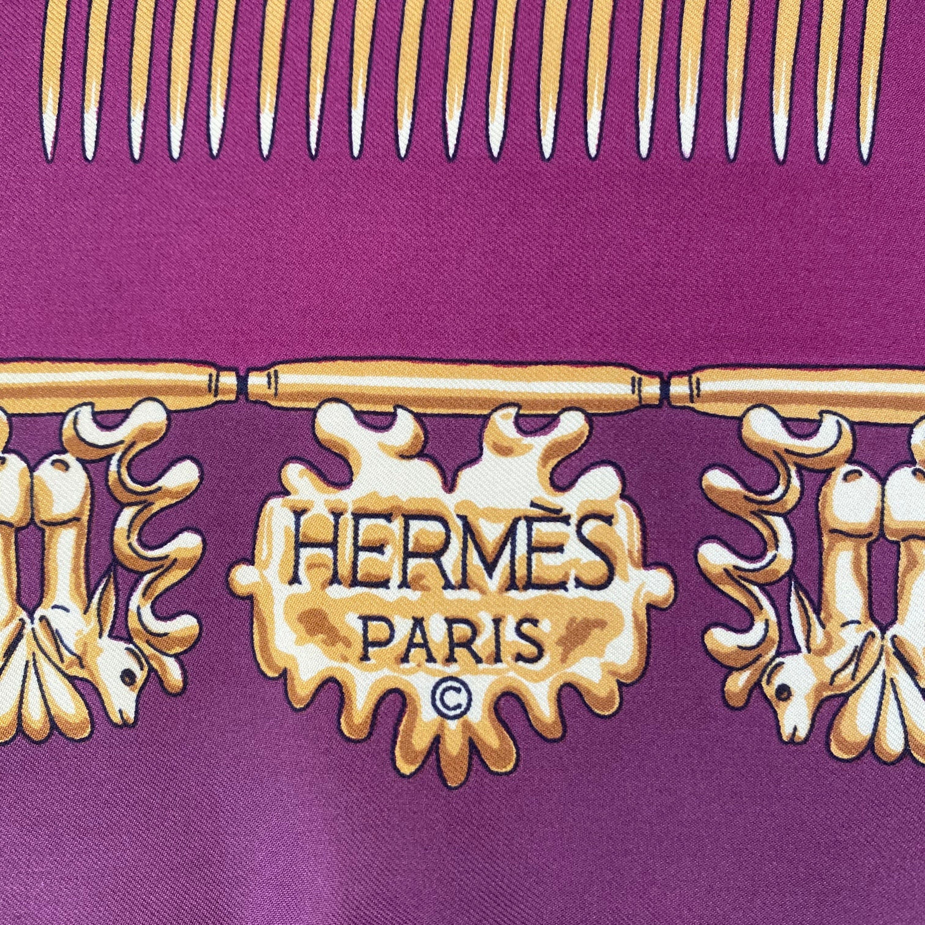 Hermès Les Cavaliers D’or Silk Scarf