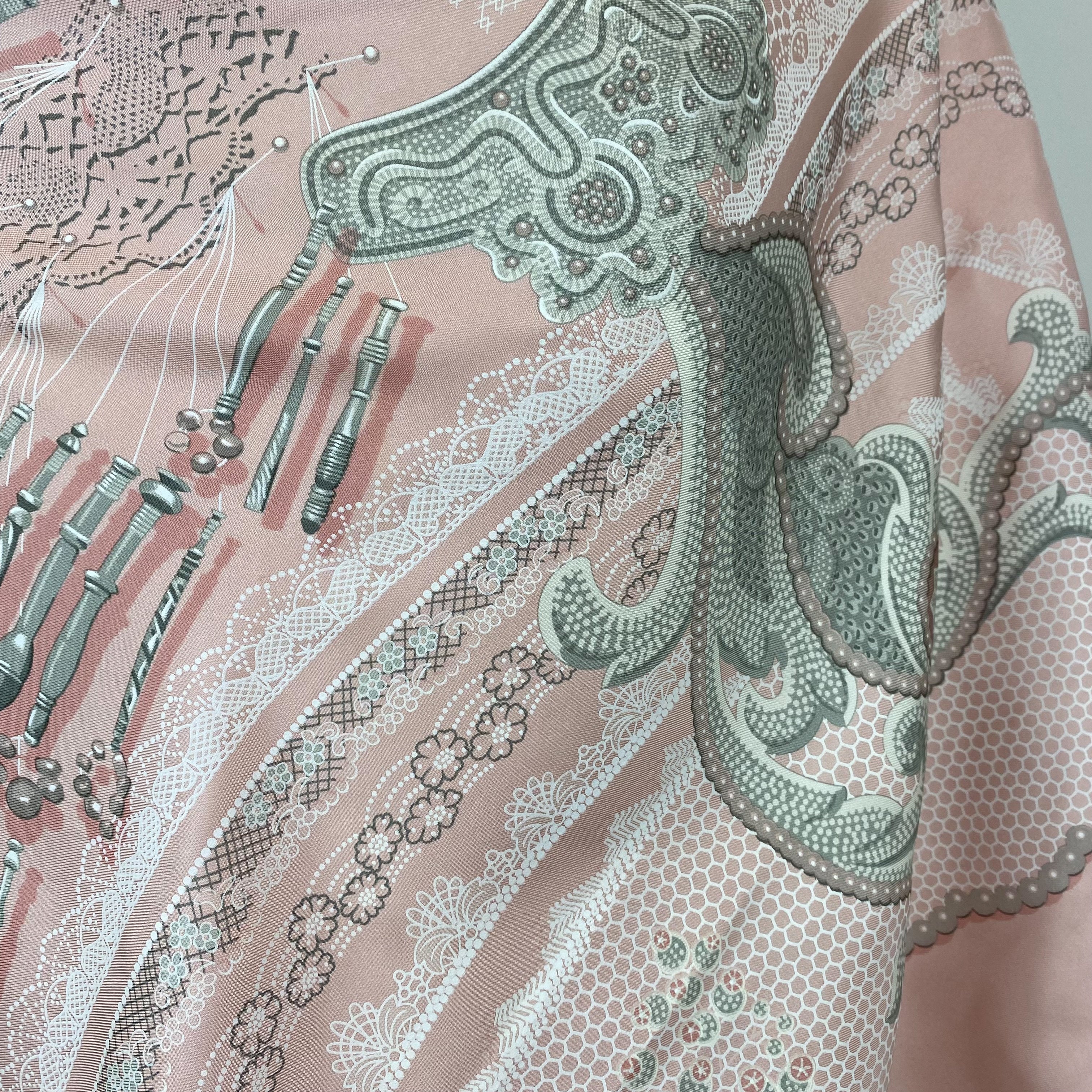 Boxed Hermes Doigts De Fée Silk Scarf