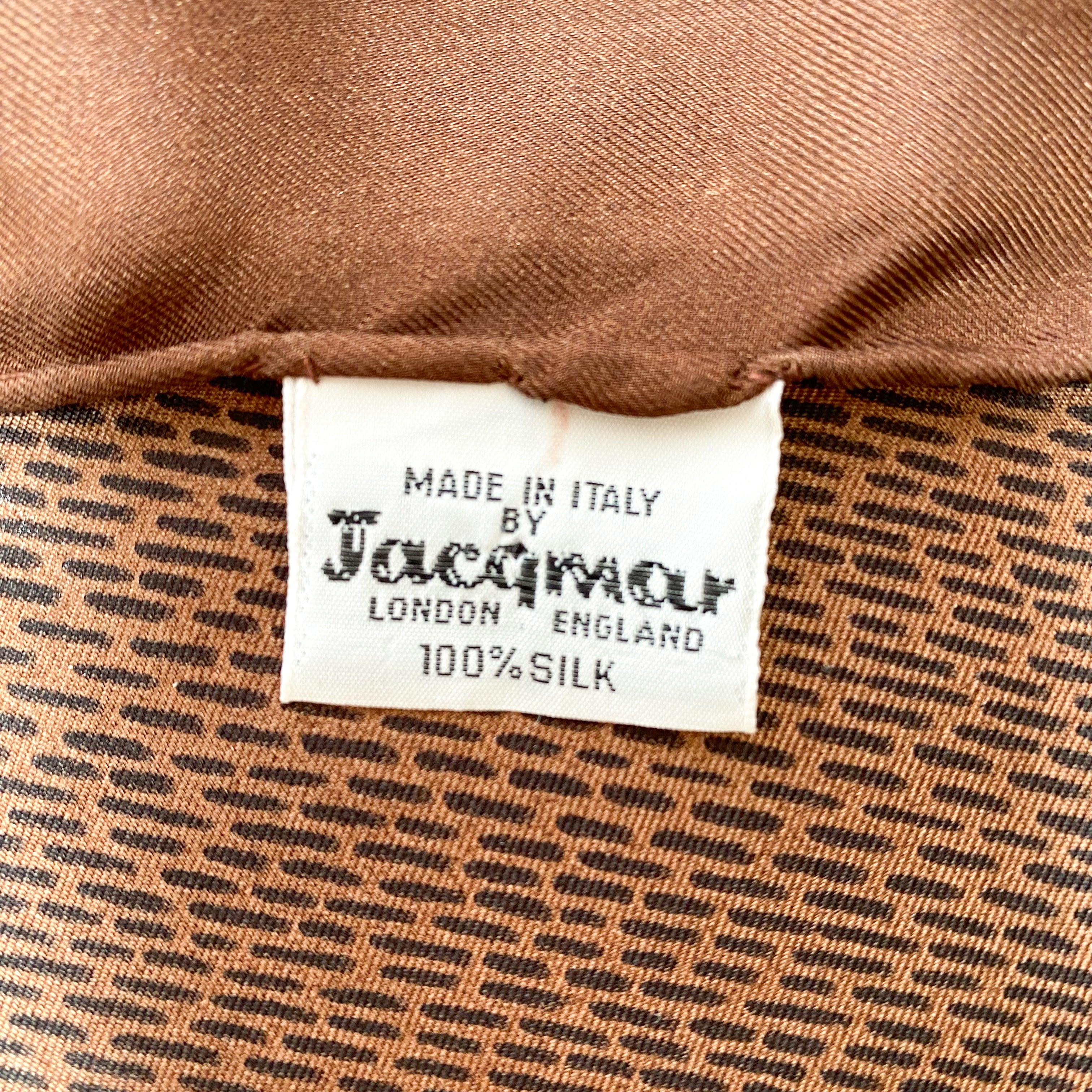 1969s Jacqmar Vintage Silk Scarf
