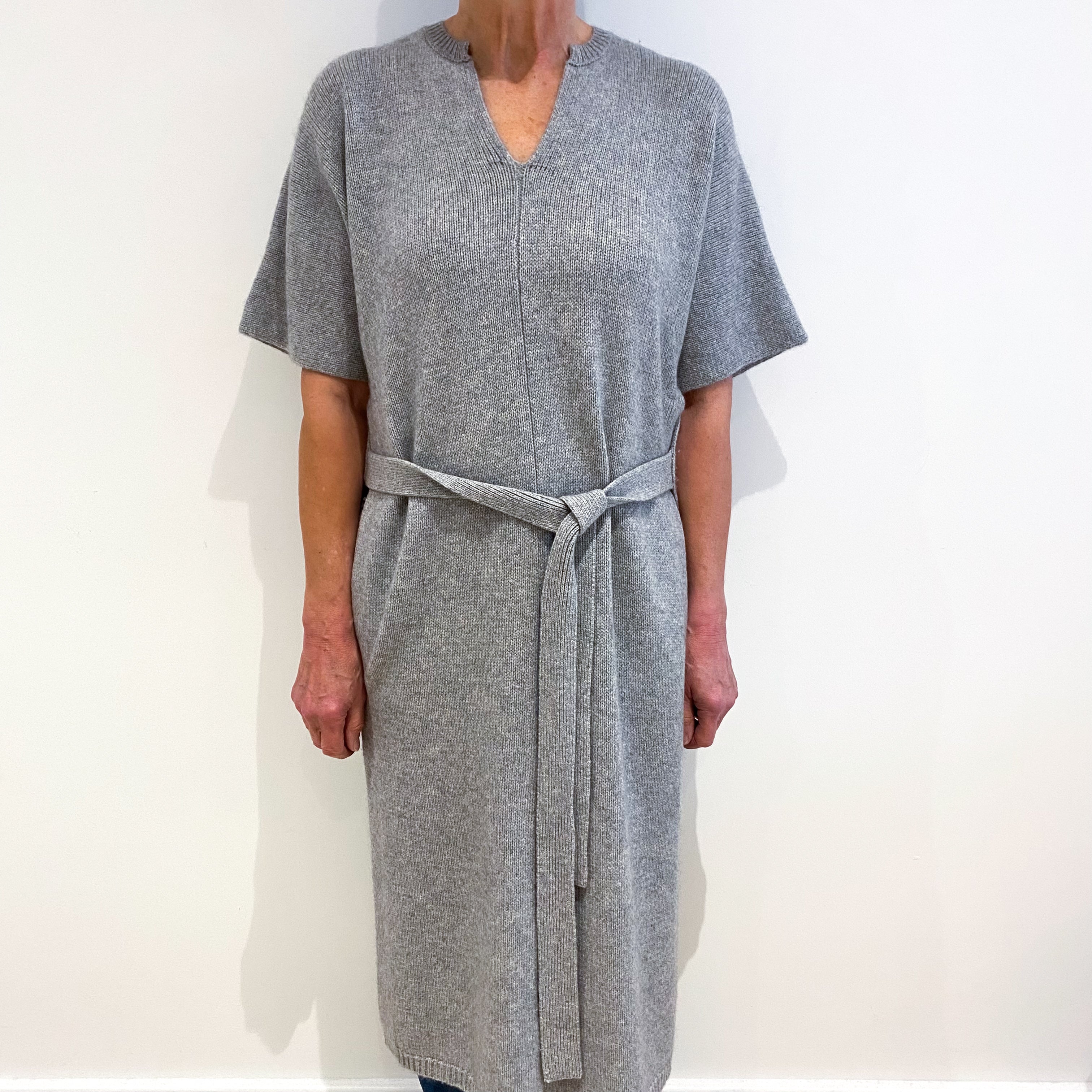 Joseph Cashmere V Neck Tunic With Split Sides Medium