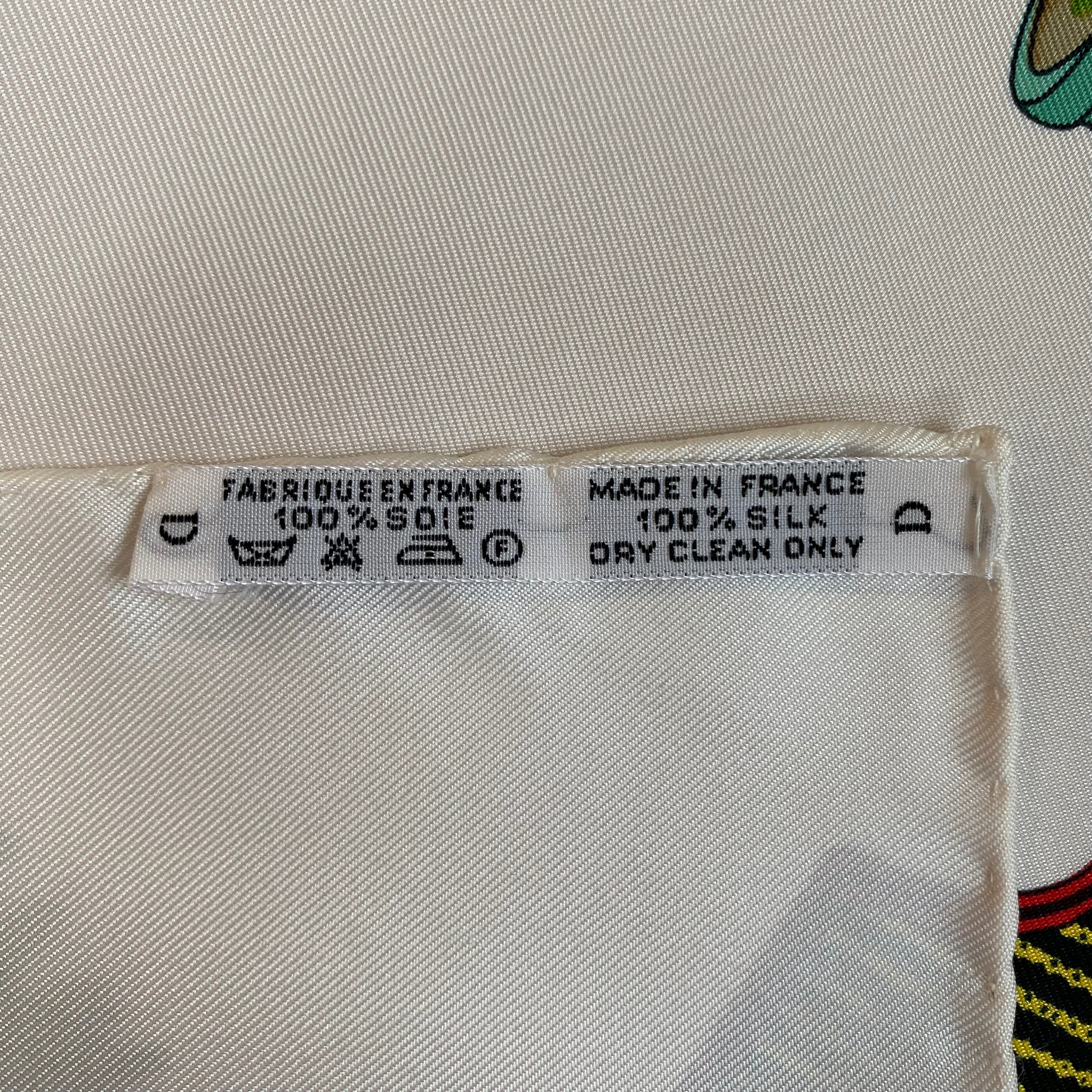 Pristine Hermès Bonsaï Silk Scarf Quite Rare