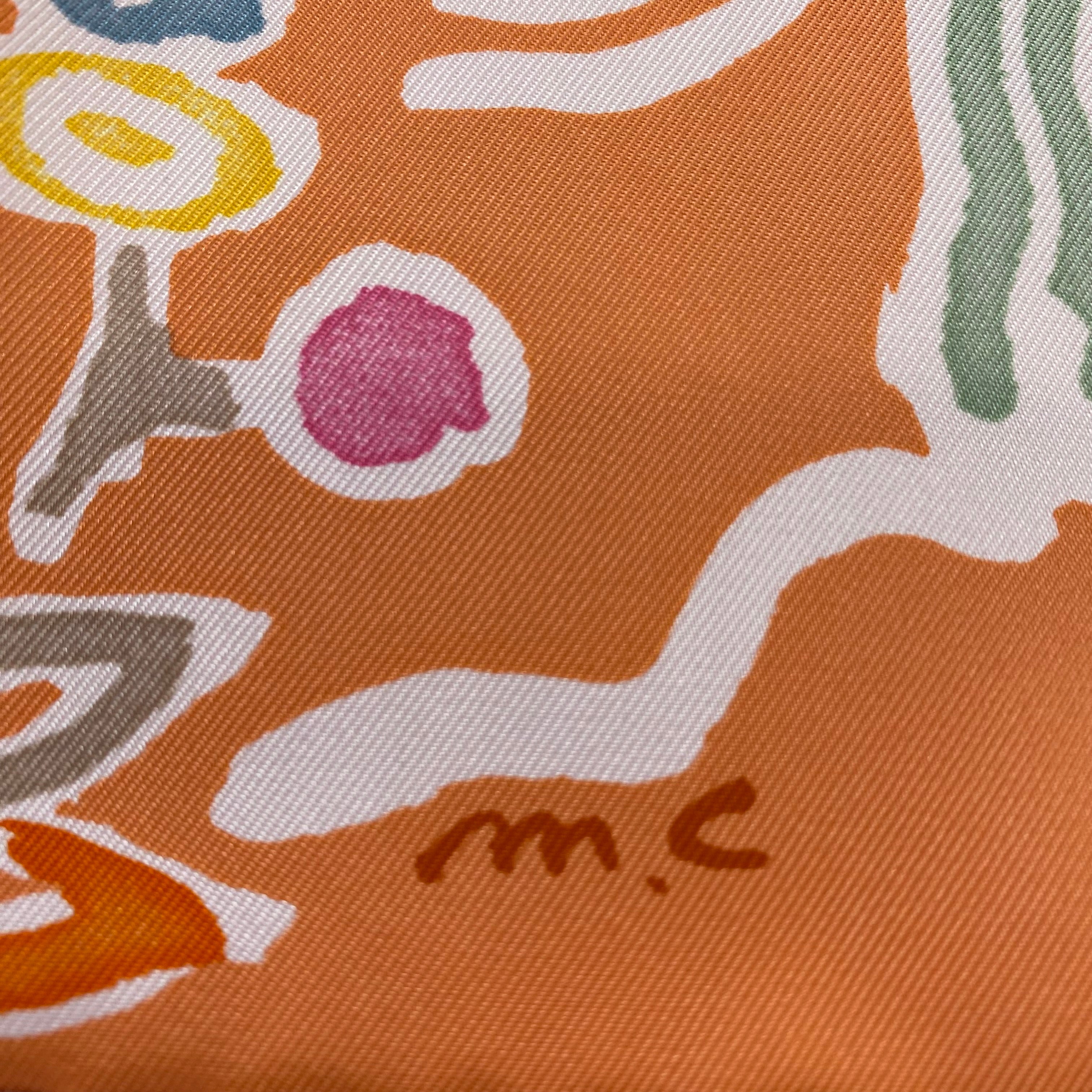 Brand New Boxed Hermès Isola di Primavera Silk Scarf