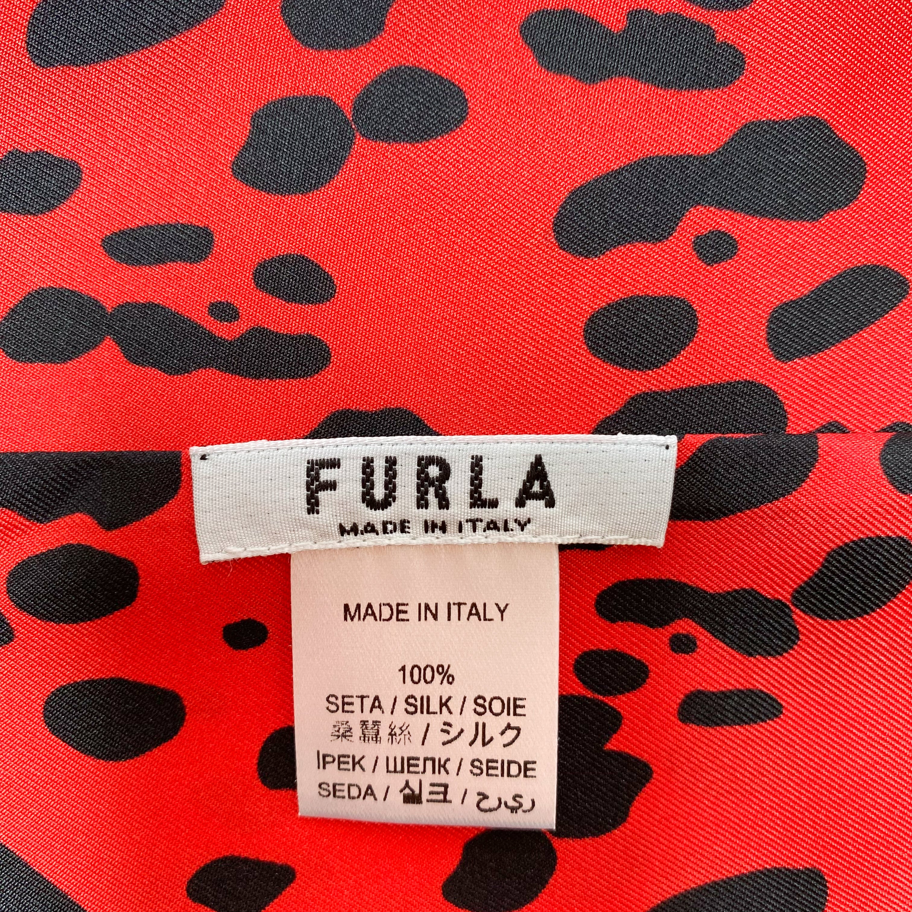 Furla Twilly Tie Silk Scarf