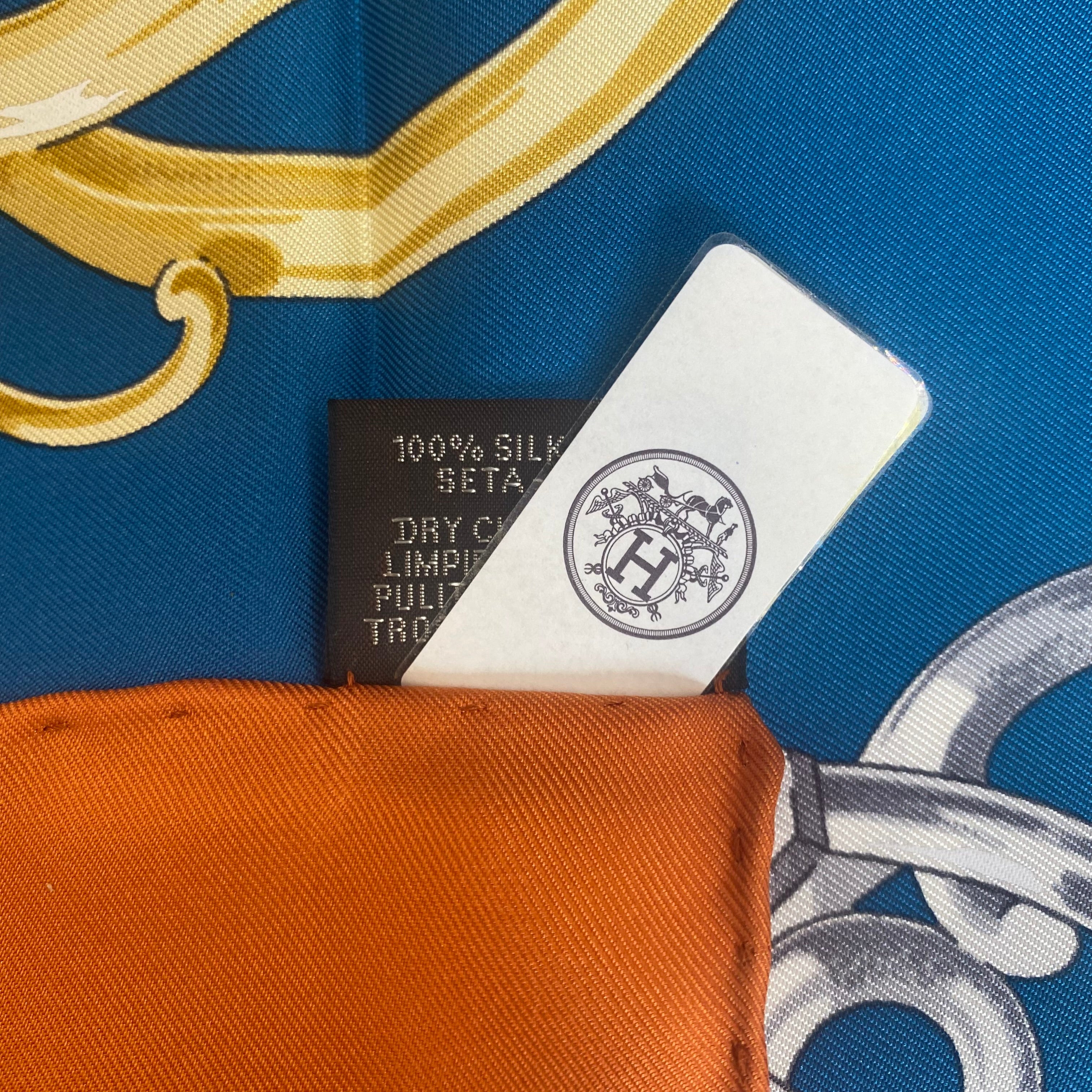 Brand New Boxed Lift Profilé Hermès Silk Scarf Quite Rare