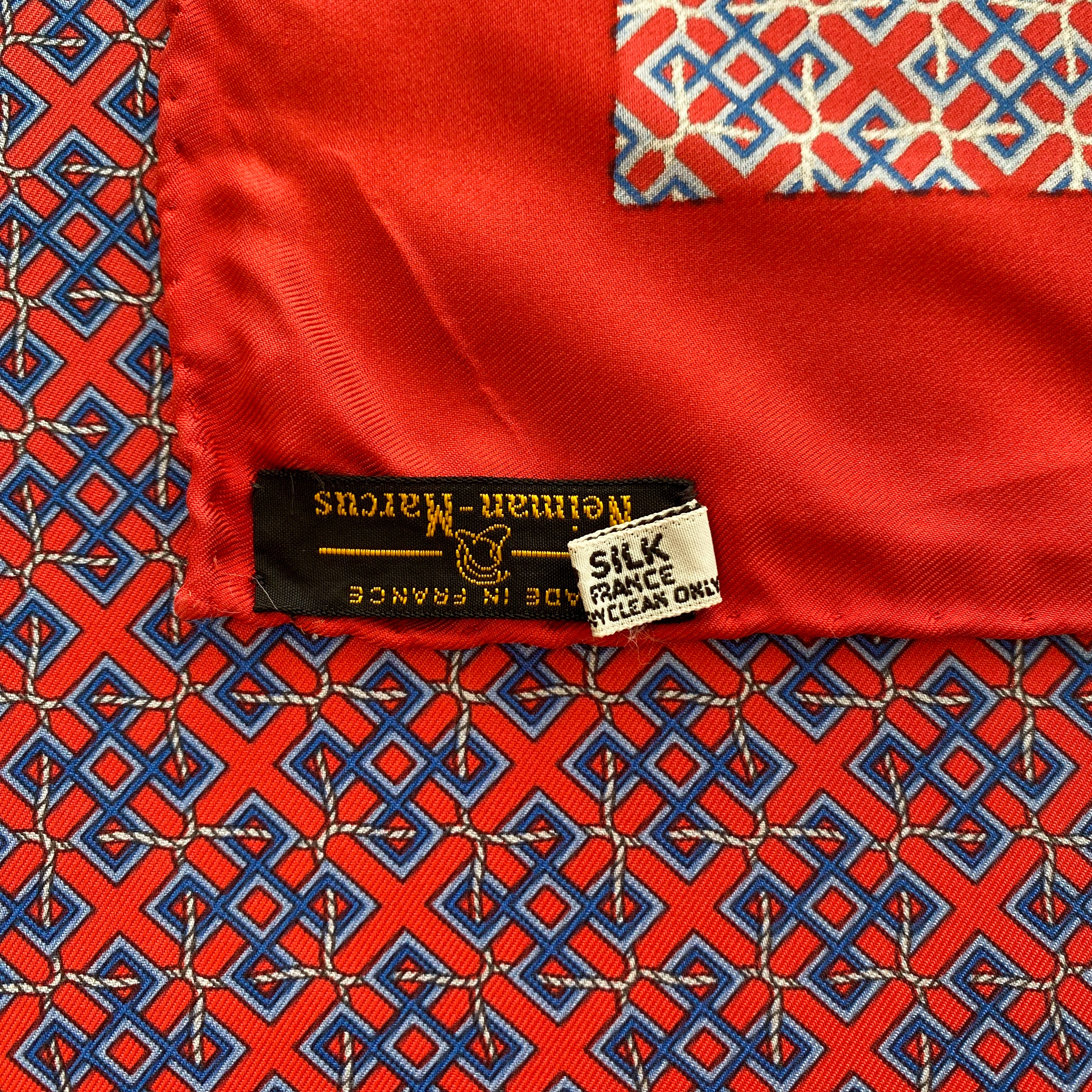 Hermès Geometric Small Silk Scarf