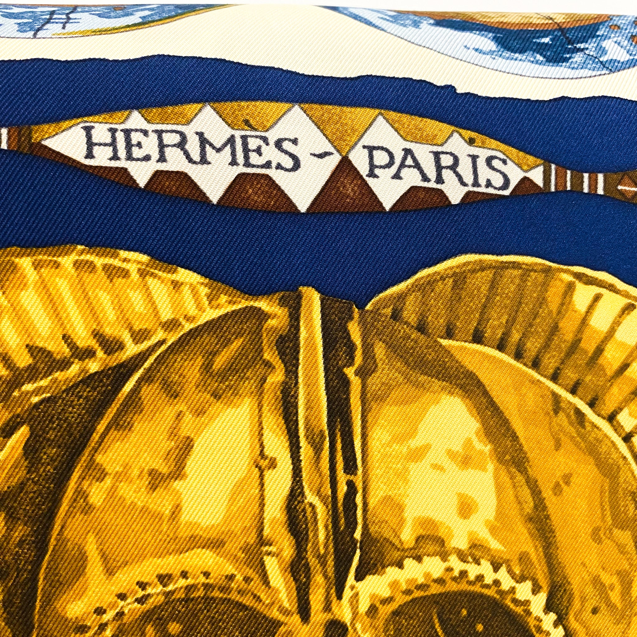 Boxed Hermes Persona 1997 Designer Silk Scarf
