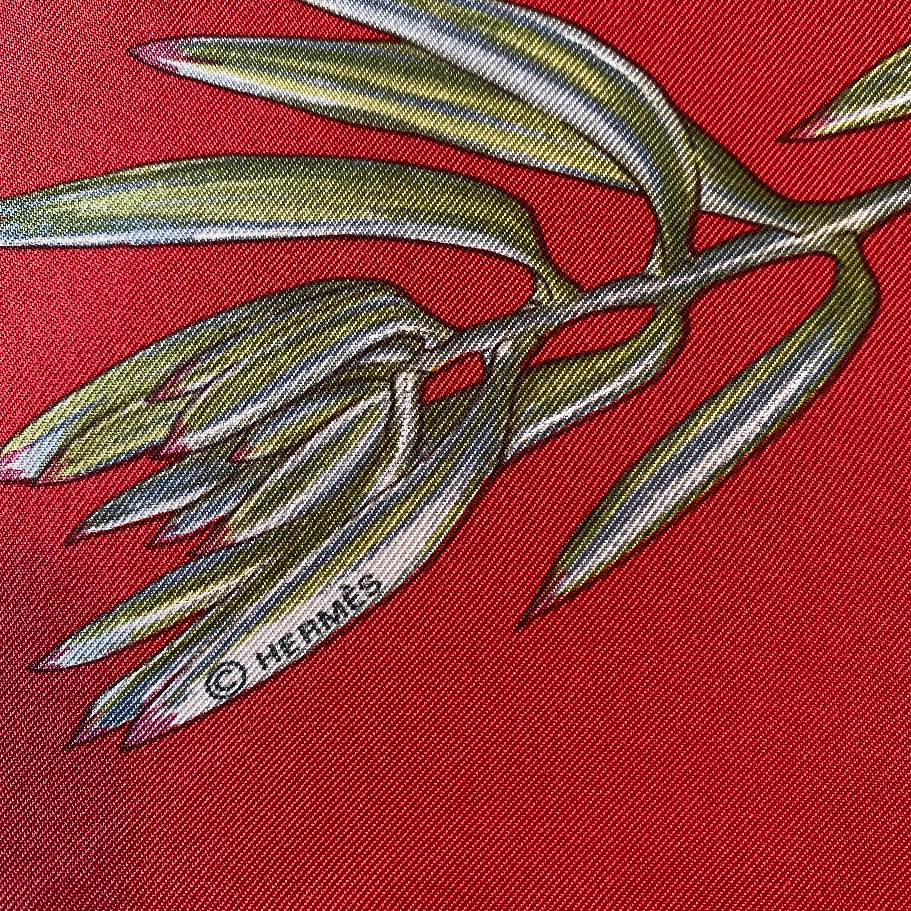 Hermès Jardins Secret Silk Scarf