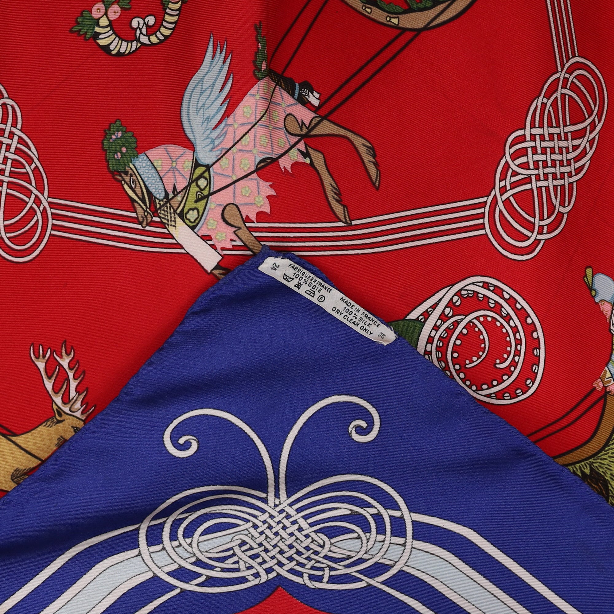 Hermès Les Fantaisies du Roy Silk Scarf