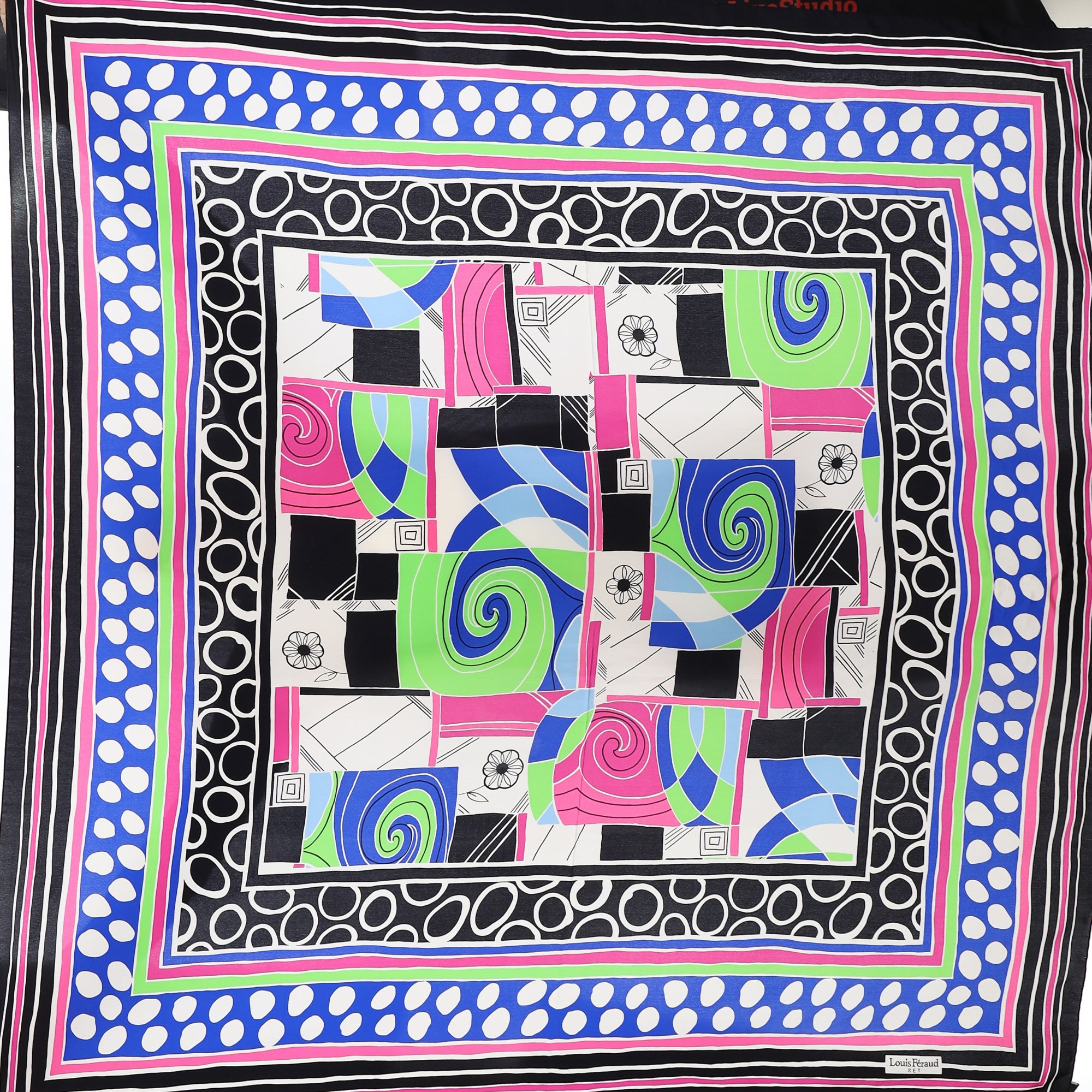 1980’s Louis Féraud Vintage Silk Sarong Scarf