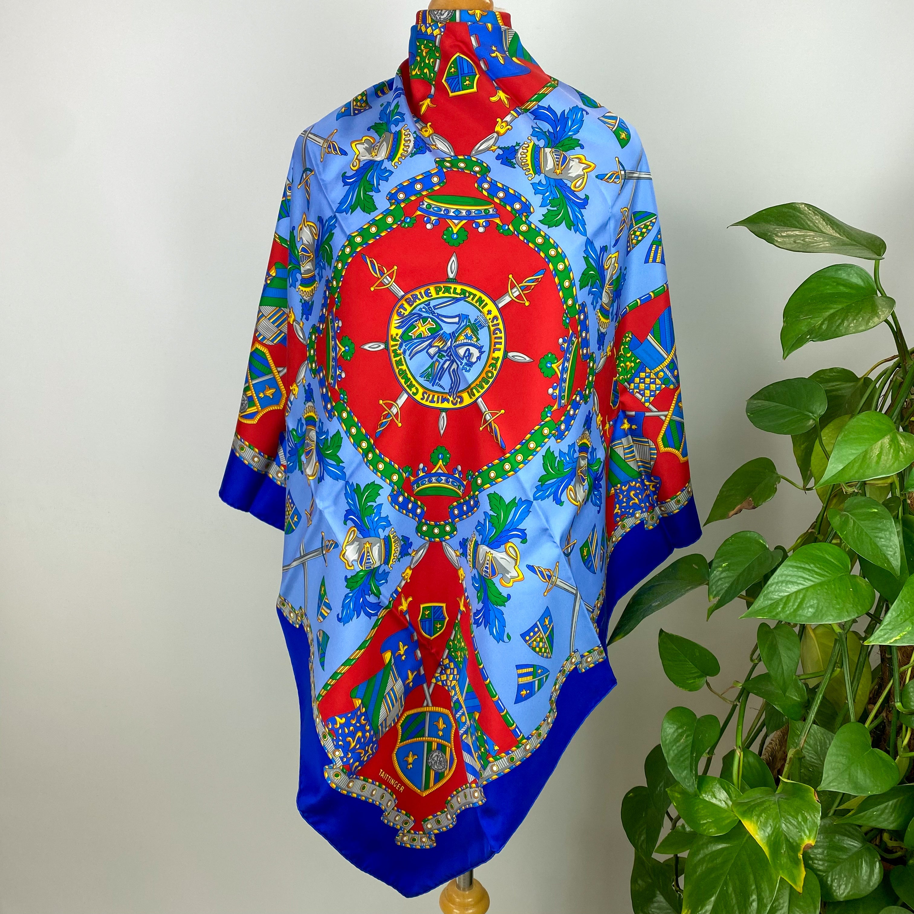 Brand New Boxed Tattinger Designer Silk Scarf