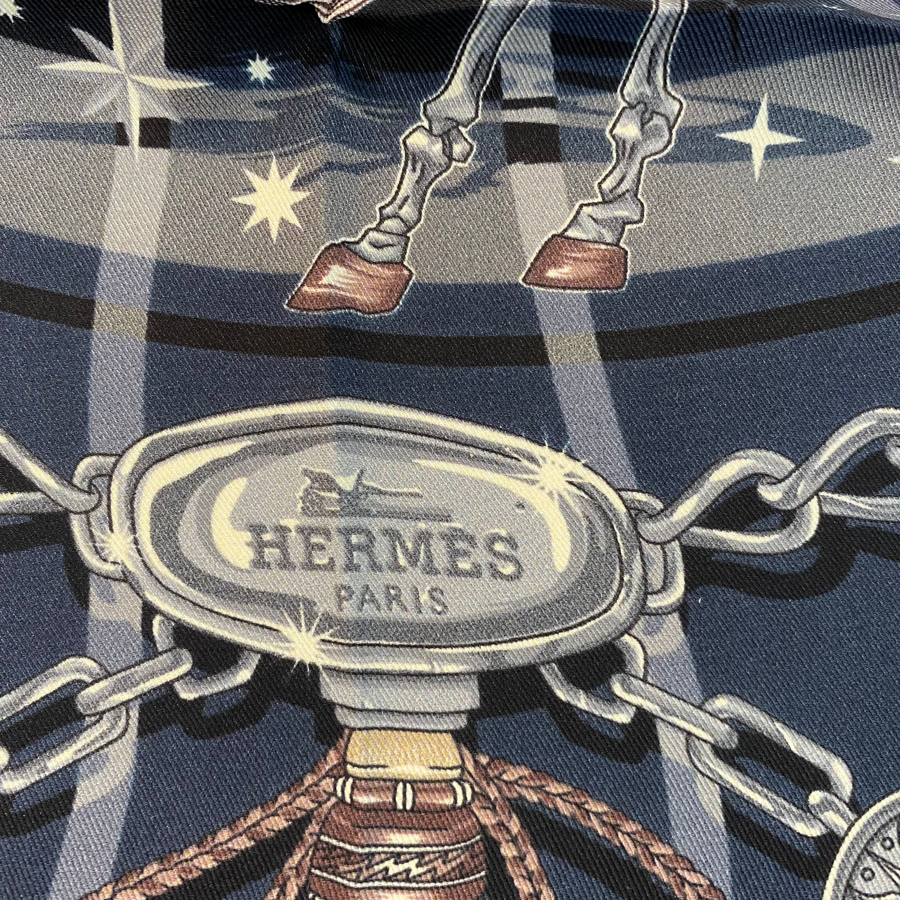 Hermès C’est la Fête 70 Silk Scarf Rare