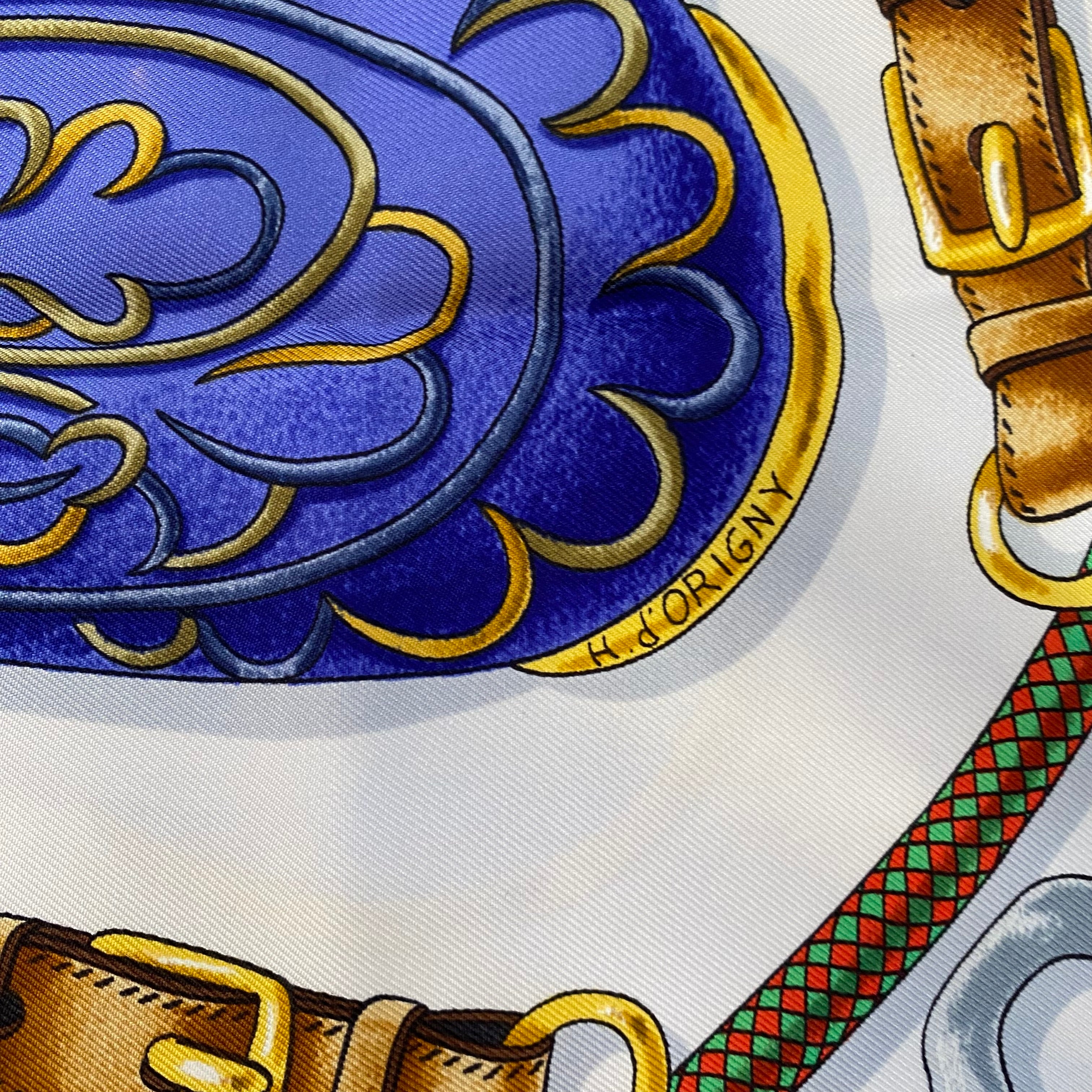 Hermès Festival Designer Silk Scarf
