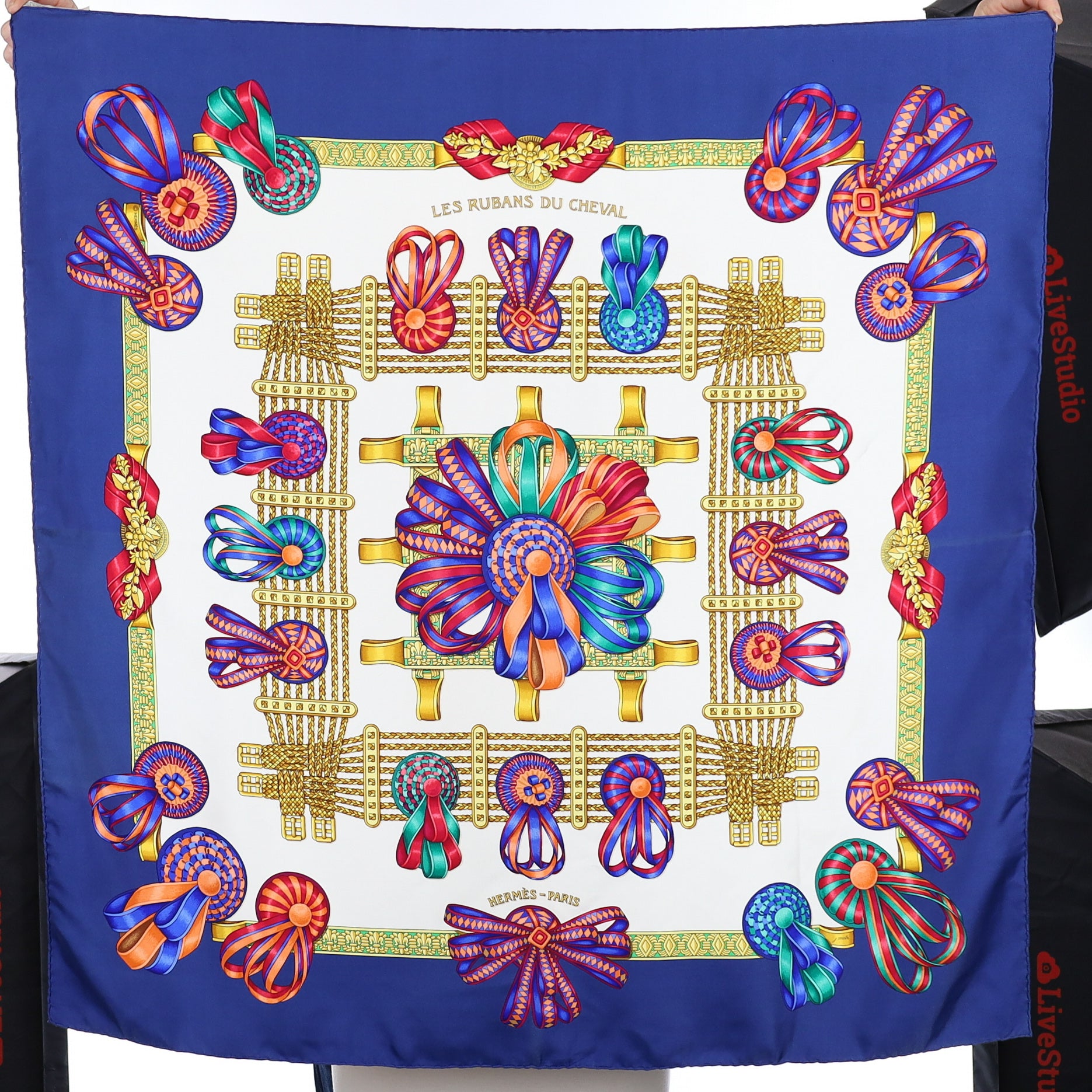 Hermès Les Rubans du Cheval Silk Scarf