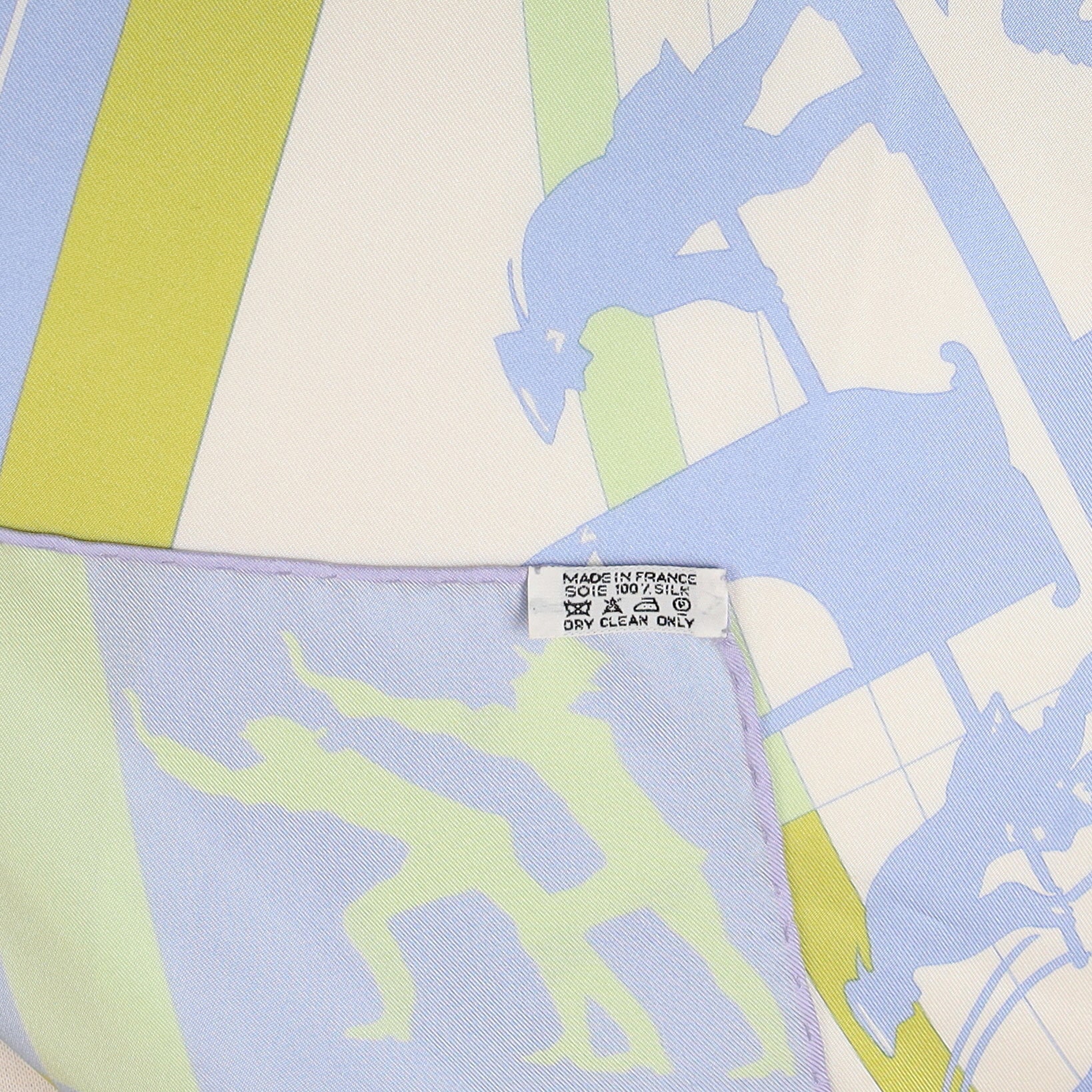 Pristine Hermès Jeux D’Ombres Silk Scarf Quite Rare
