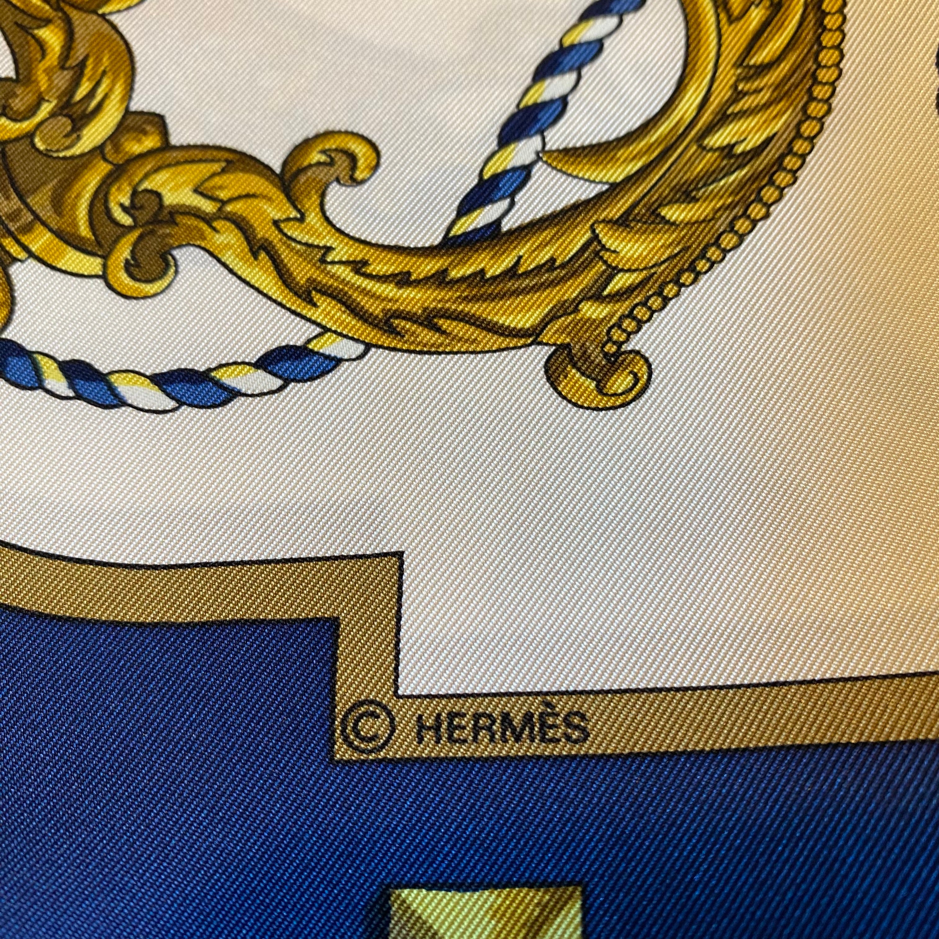 Hermès Les Clefs Silk Scarf