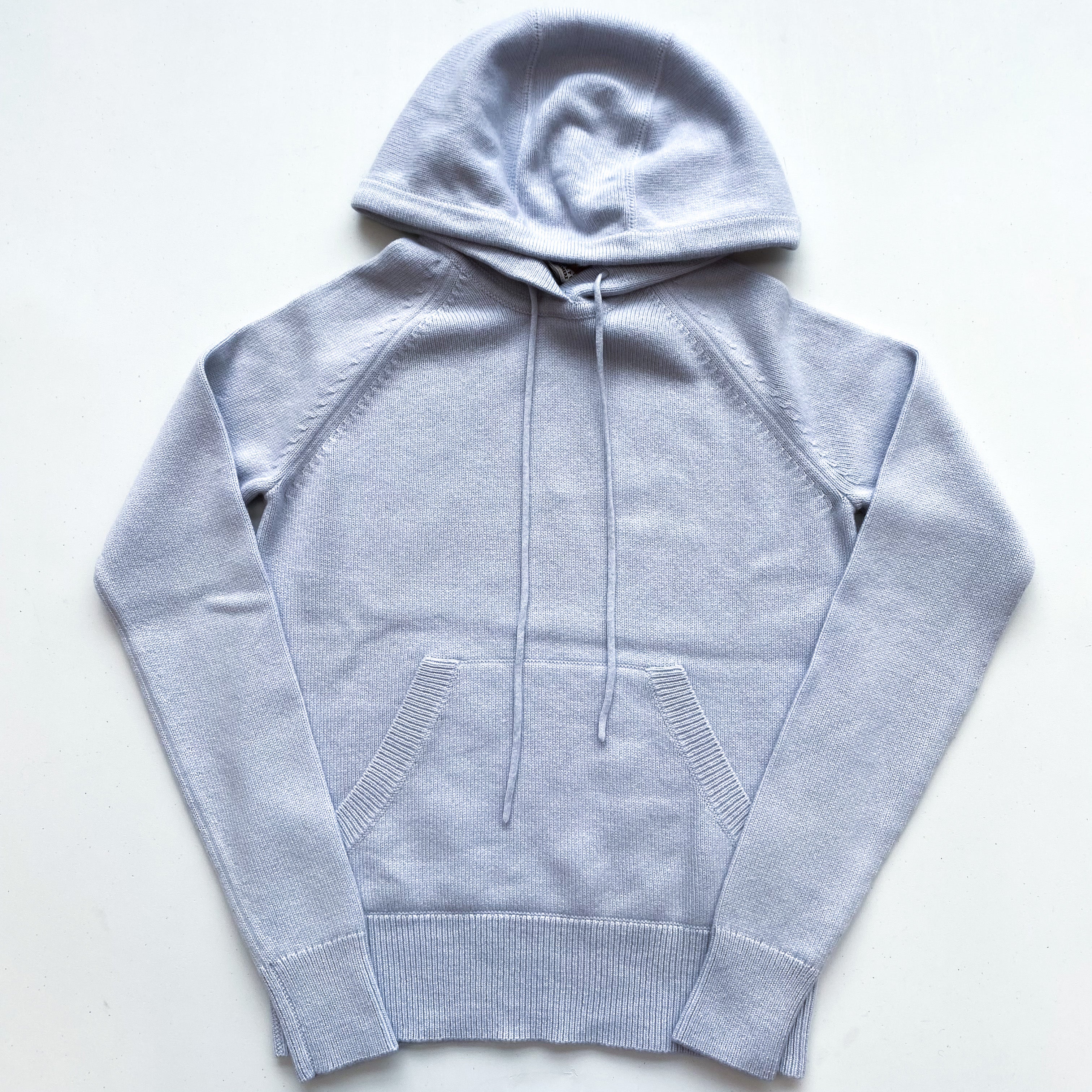 Children’s Ice Blue Cashmere Hoodie Age 10-12