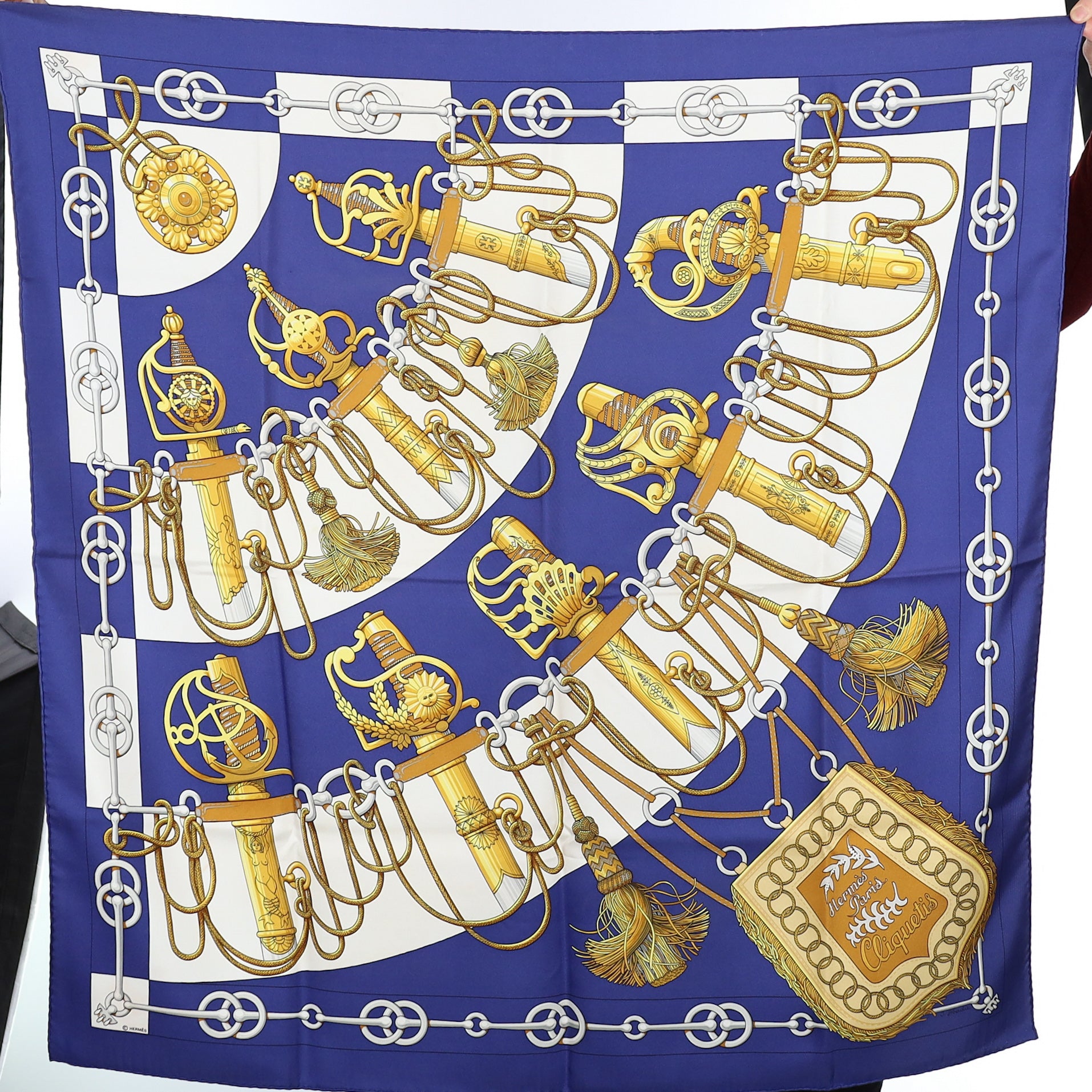 Hermès Cliquetis Silk Scarf