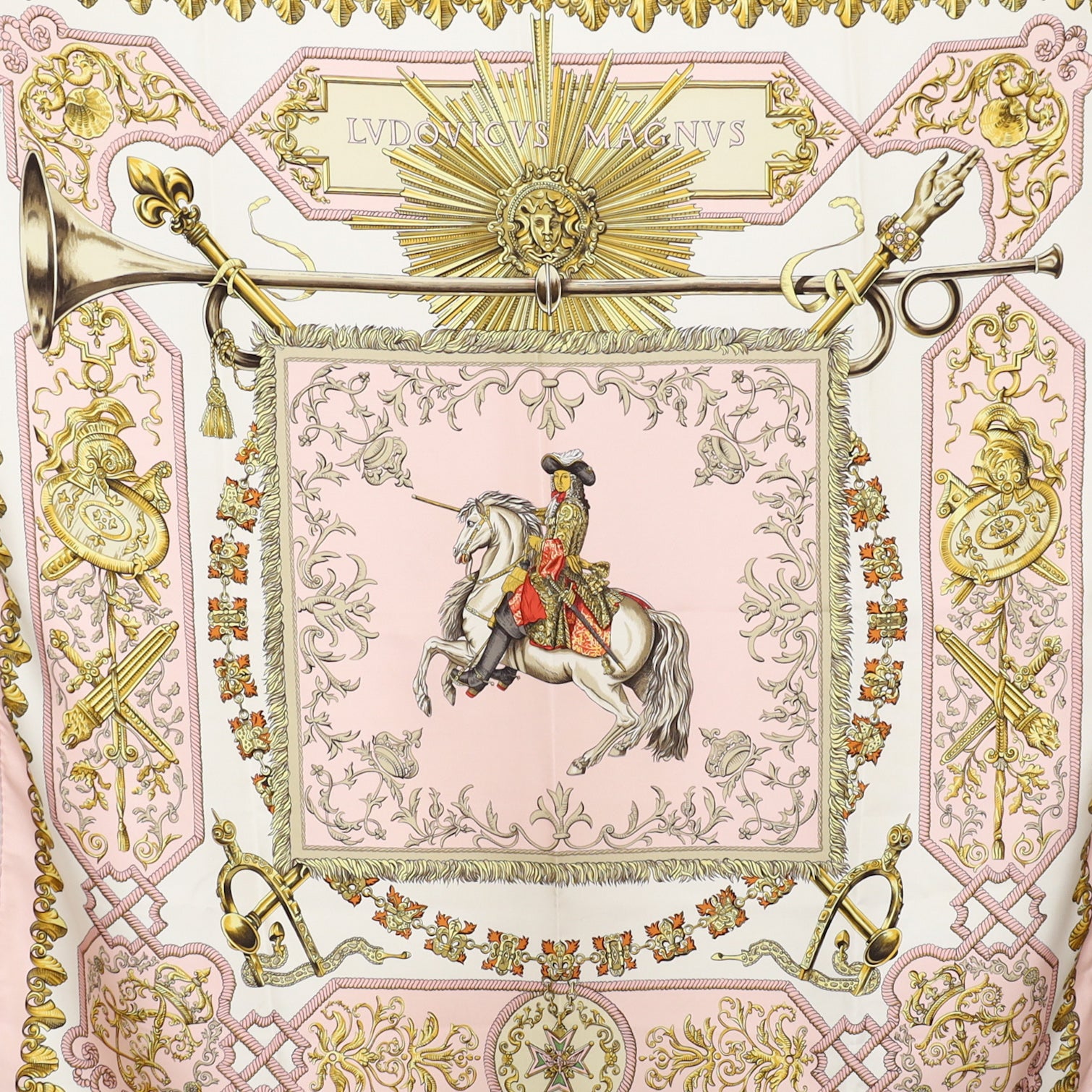 Hermès Lvdovicvs Magnvs Silk Scarf