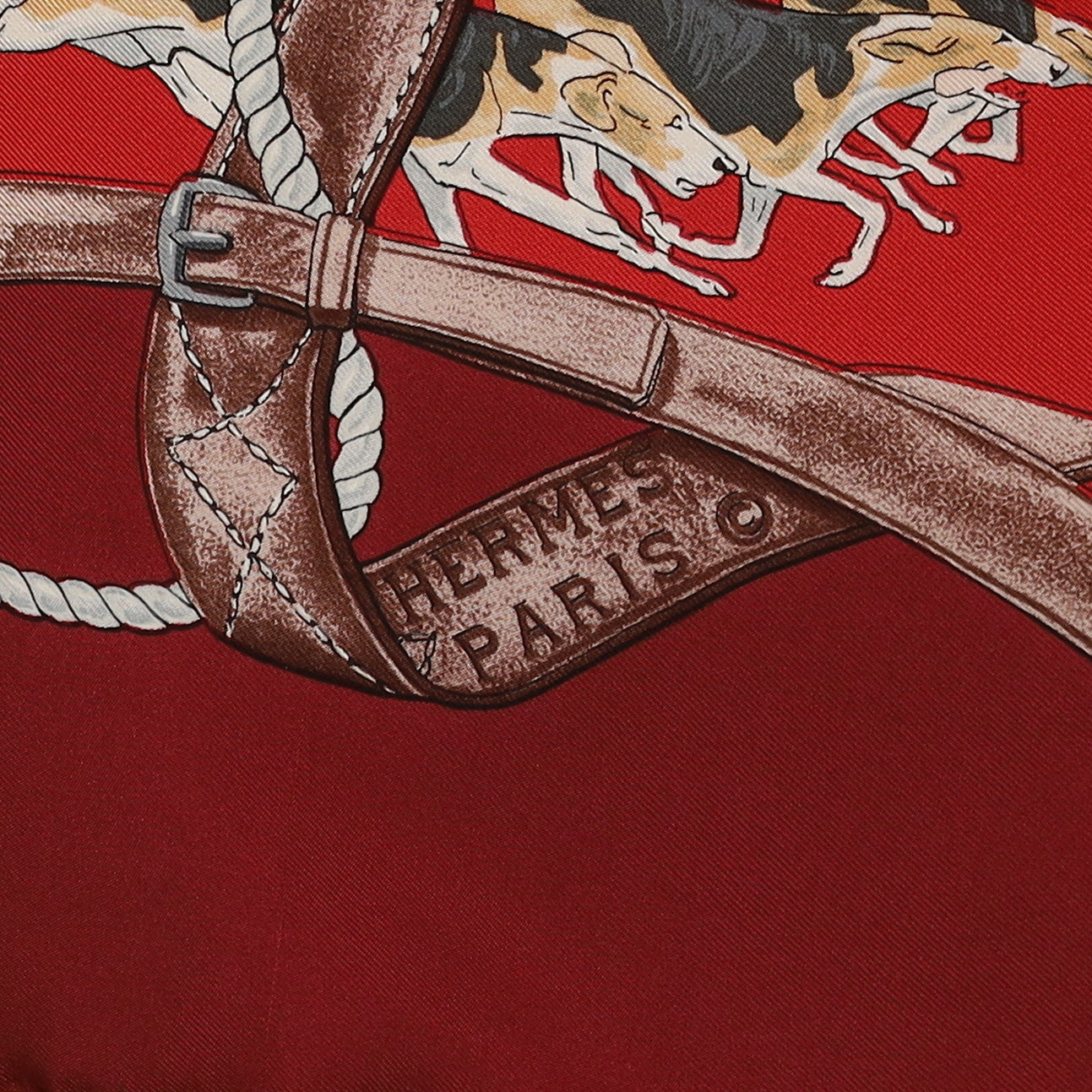 Hermès Le Bien Aller Vintage Silk Scarf