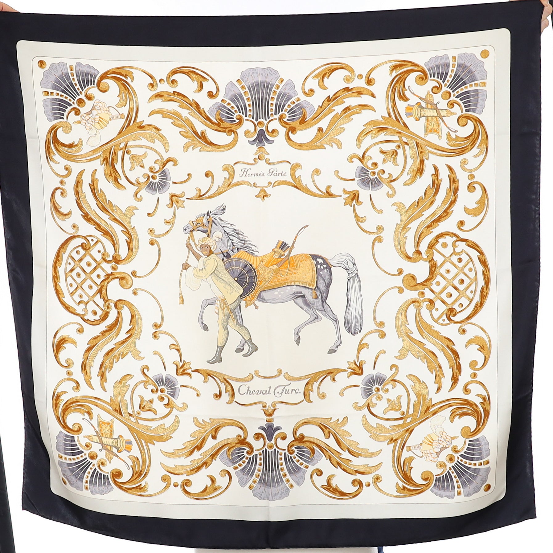 Hermès Cheval Turc Silk Scarf
