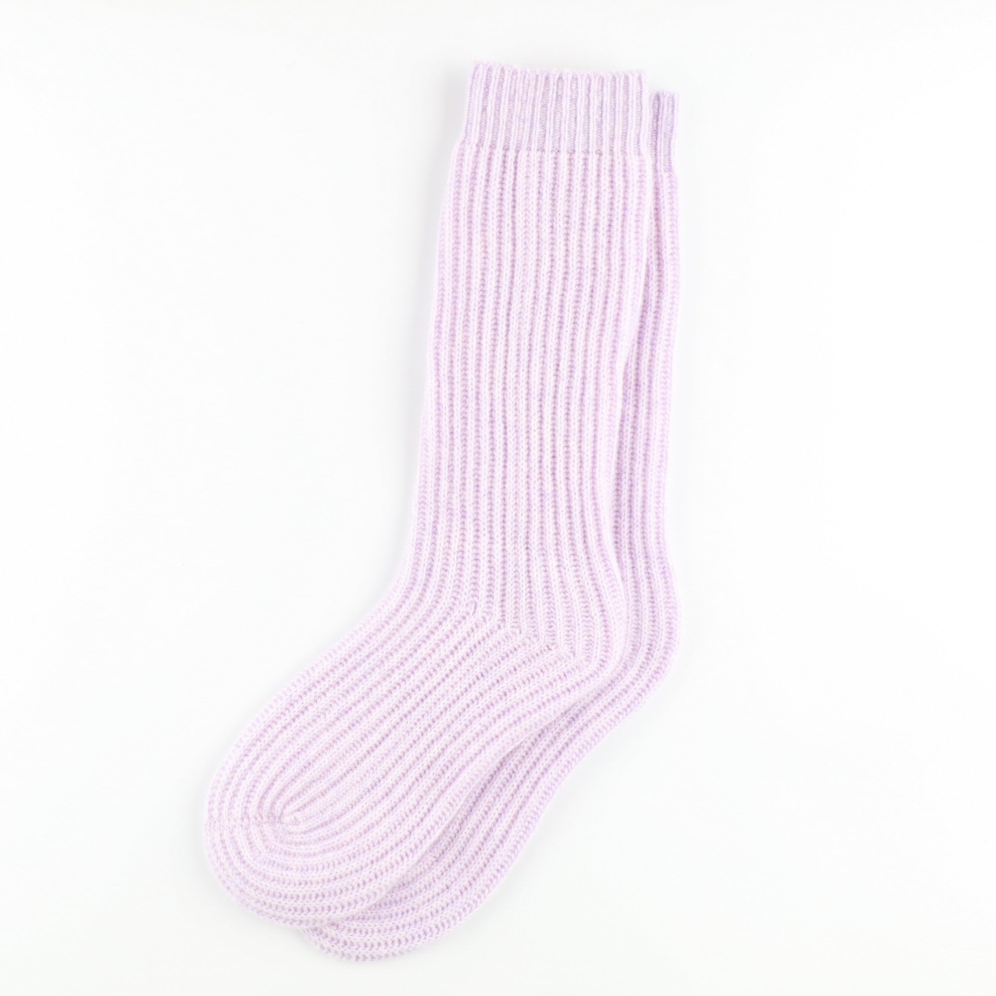 Brand New Scottish Ice Purple Luxury Cashmere Bed Sock