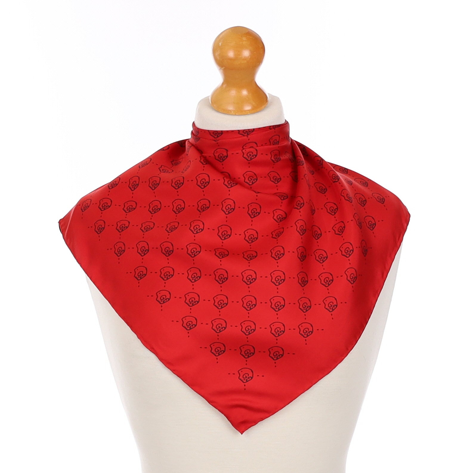 Gucci Small Designer Silk Scarf