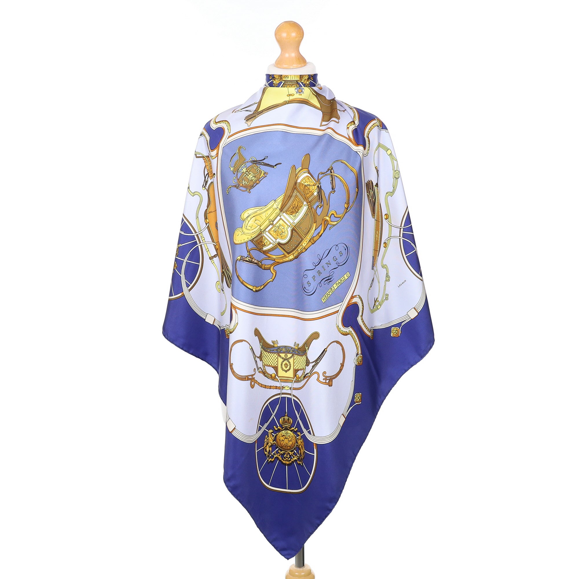 Hermès Springs Silk Scarf