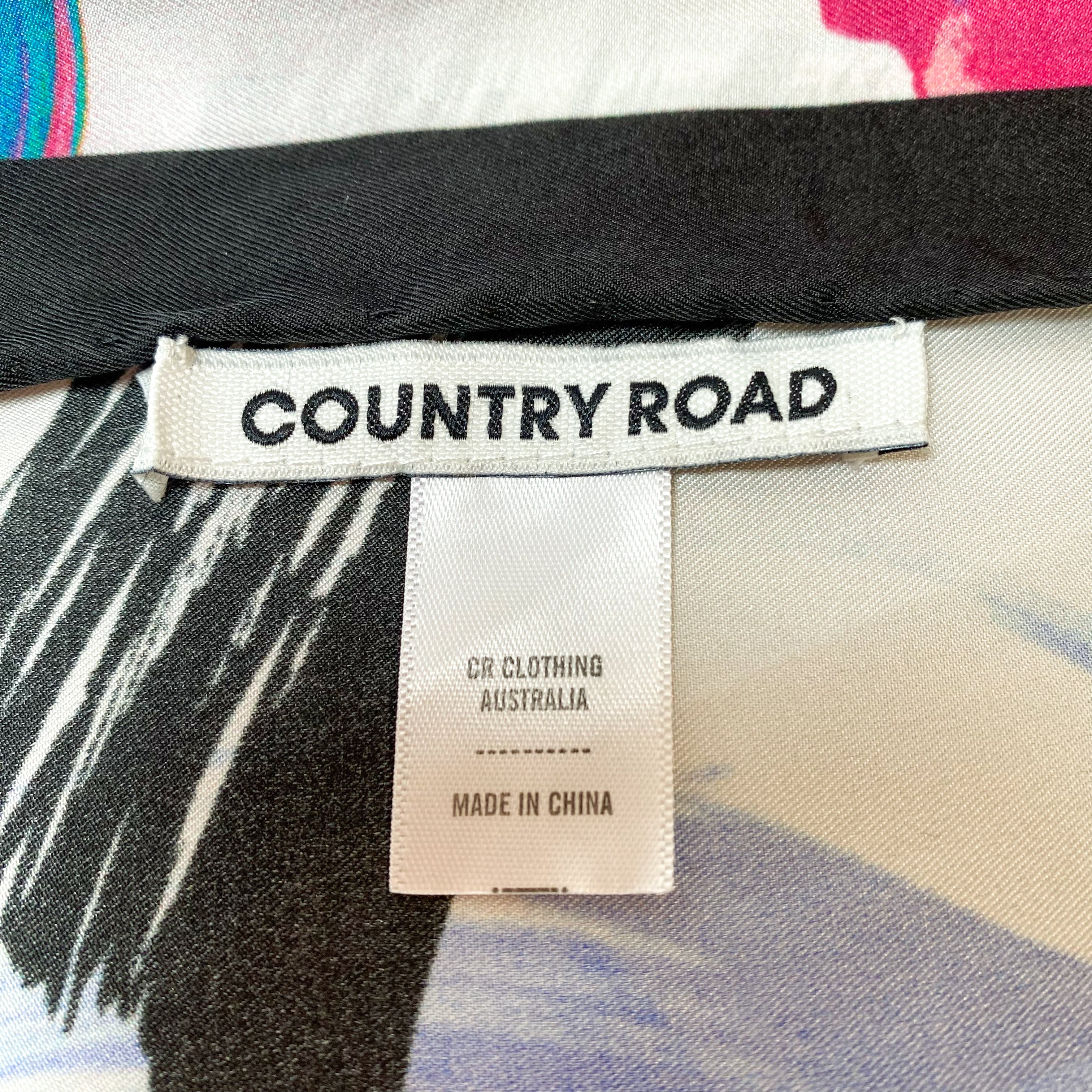 Colourful Abstract Wrap Style Silk Scarf