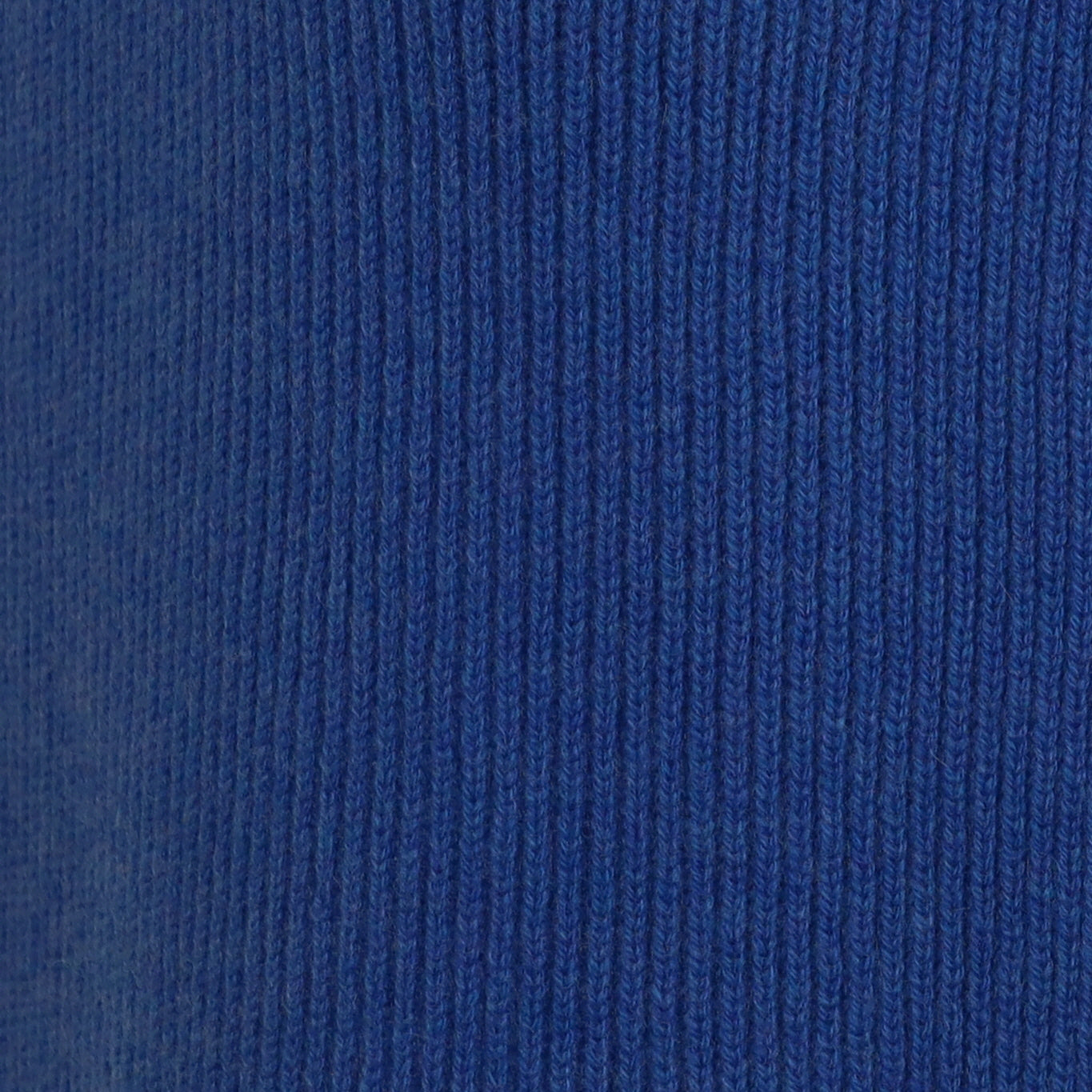 Brand New Scottish Cobalt Blue Rib Cashmere Scarf