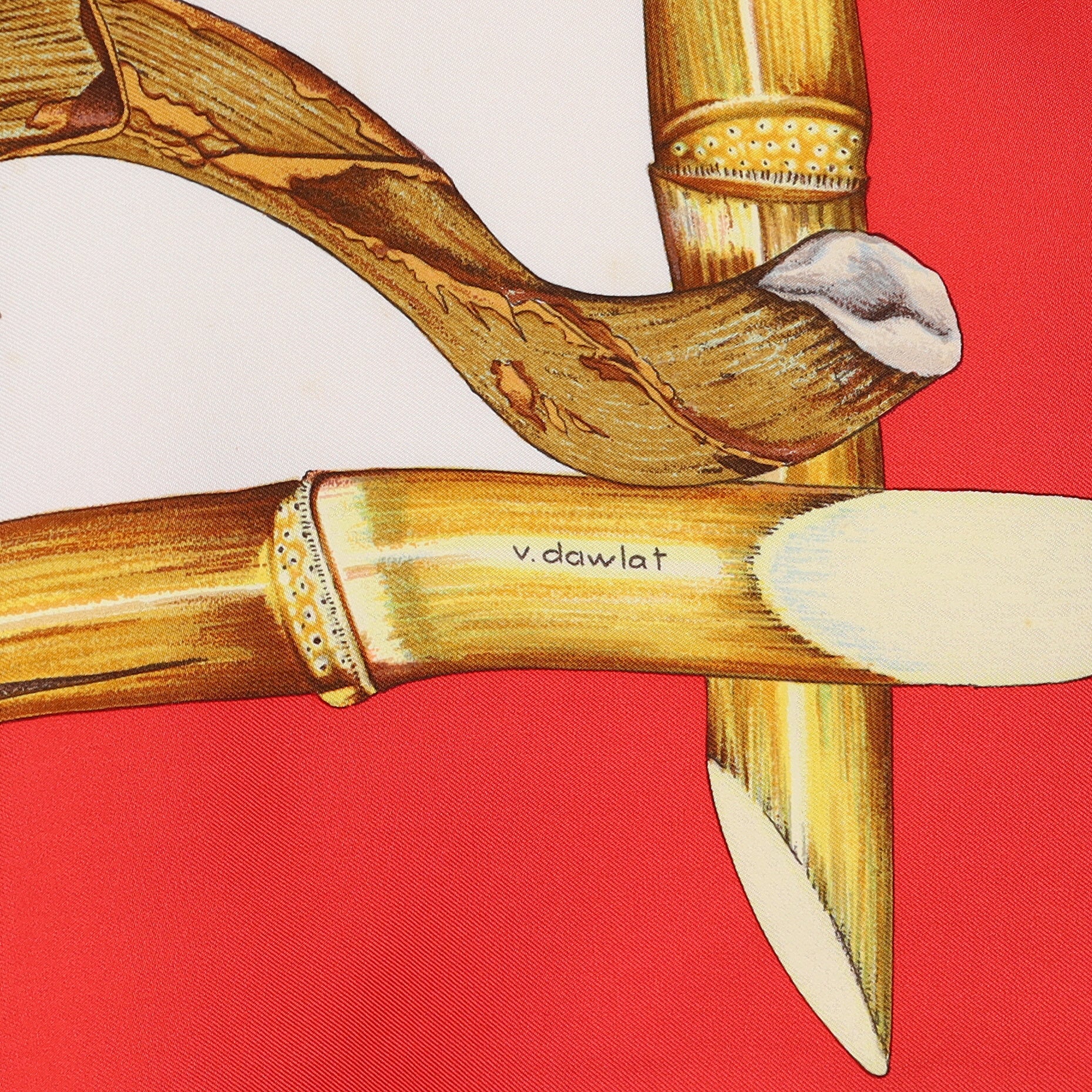 Hermès Jardin Gréole Silk Scarf