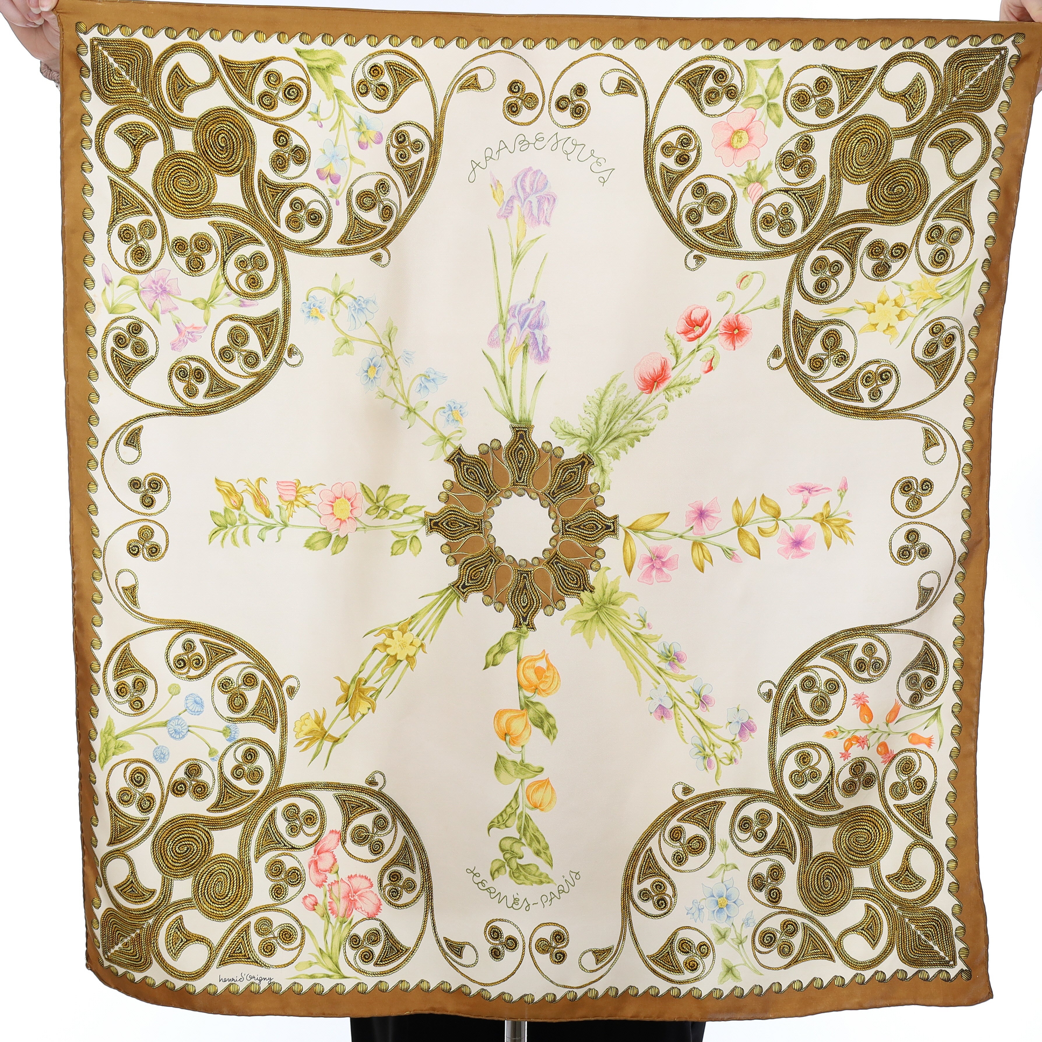 Hermès Arabesques Silk Scarf
