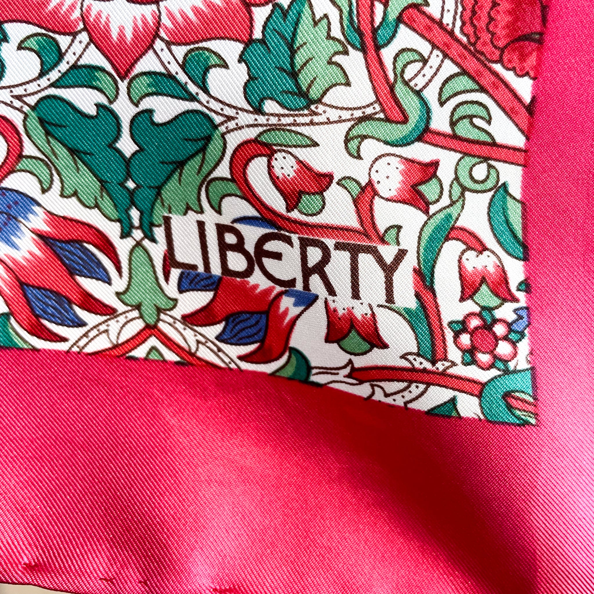 Immaculate Liberty Floral Vintage Silk Scarf