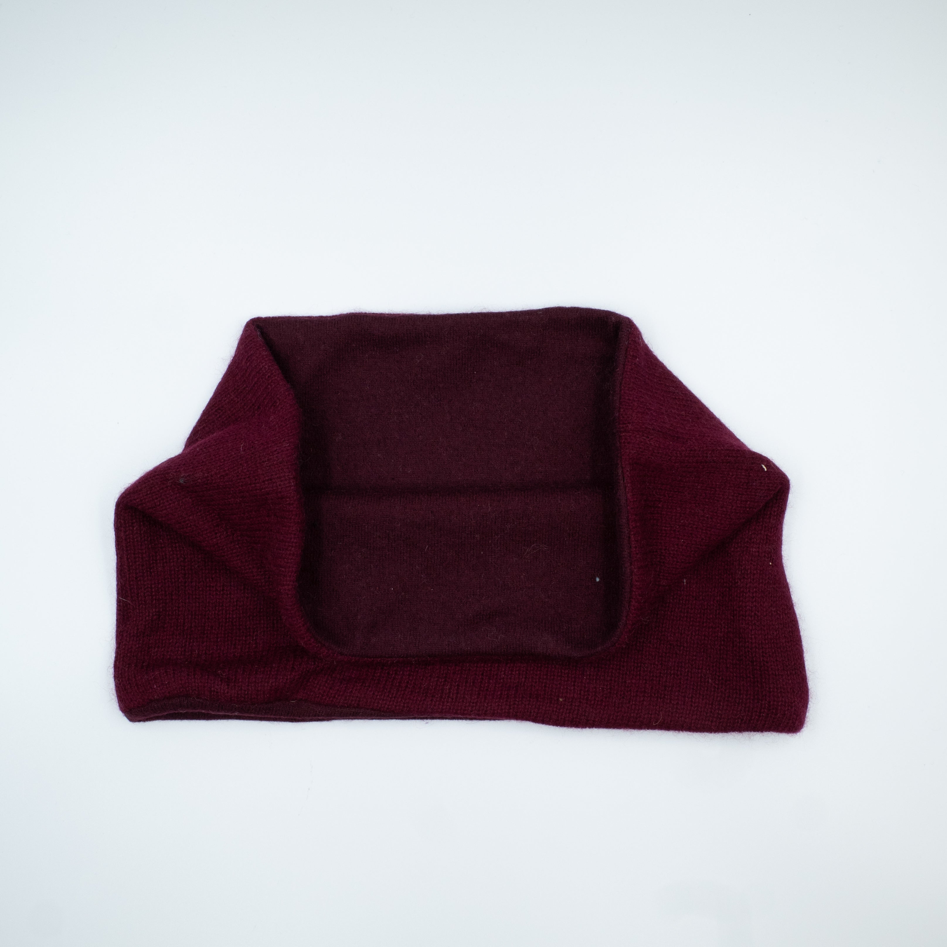Men’s Burgundy Two Tone Neck Warmer