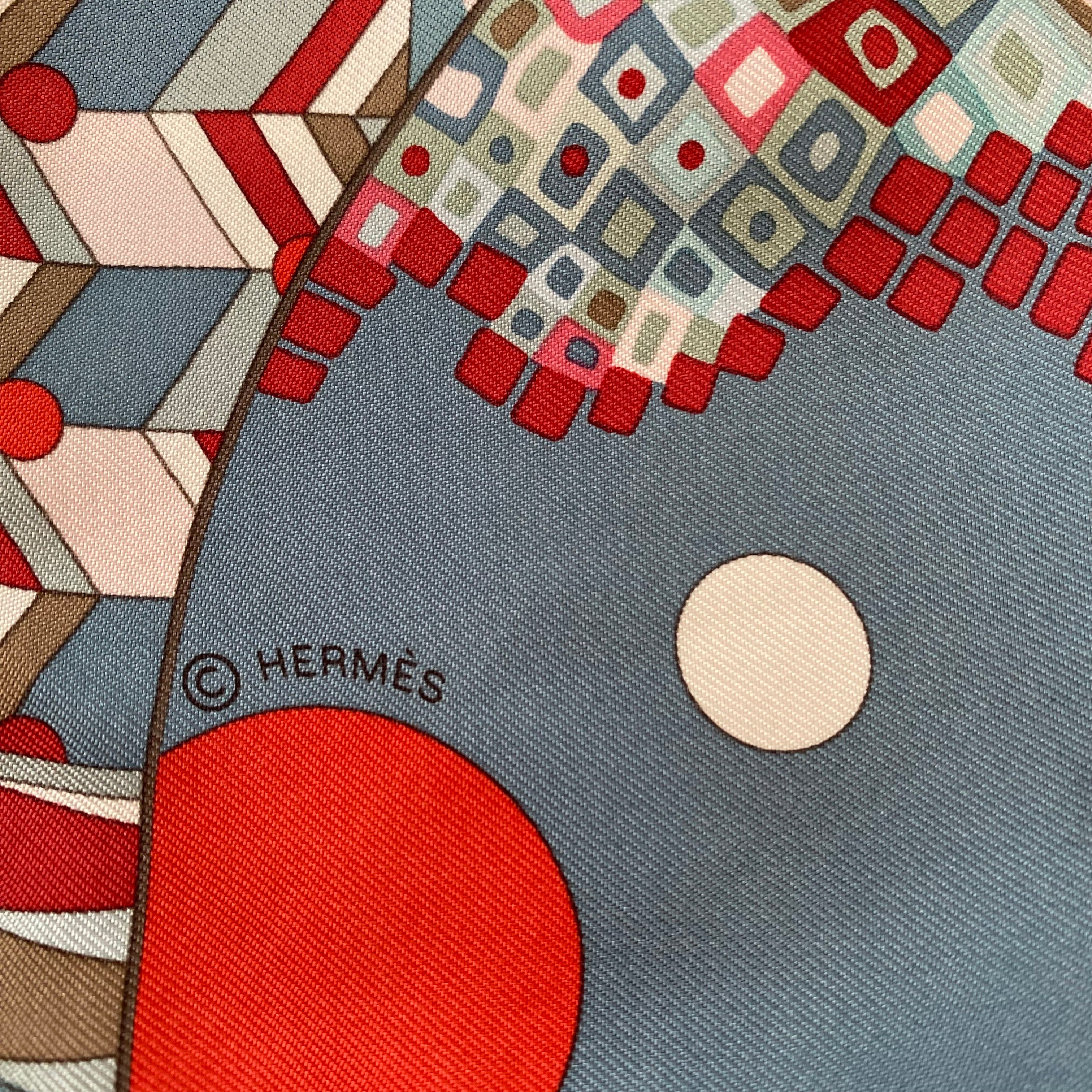 Hermès Les Ailes de la Soie Silk Scarf Quite Rare