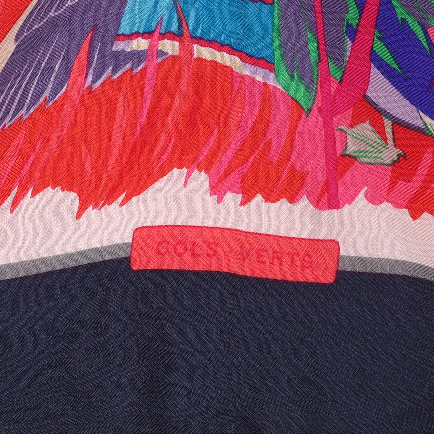 Brand New Hermès Cols Verts Silk and Cashmere Scarf