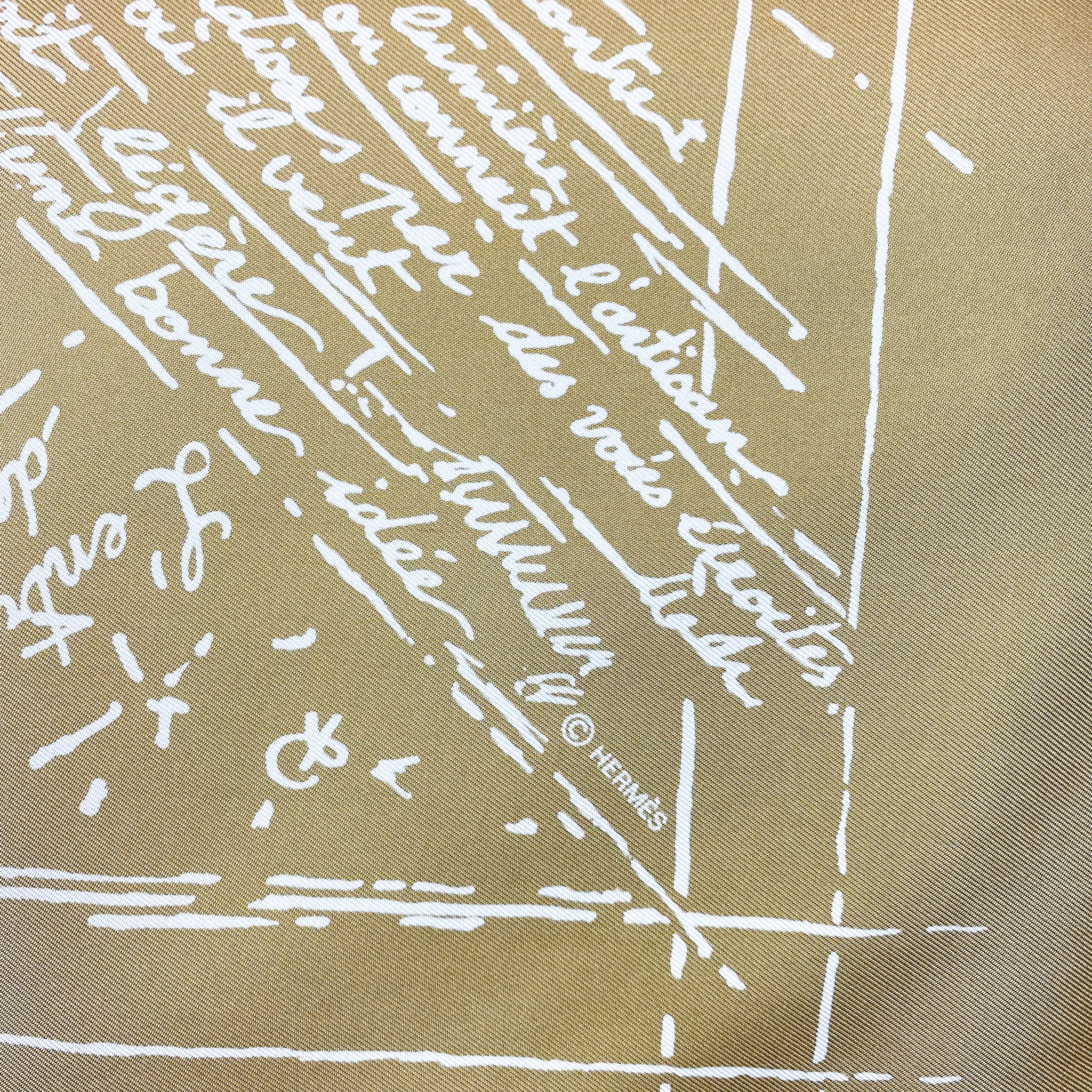 Immaculate Boxed Hermes Naissance d’une Idee Designer Silk Scarf