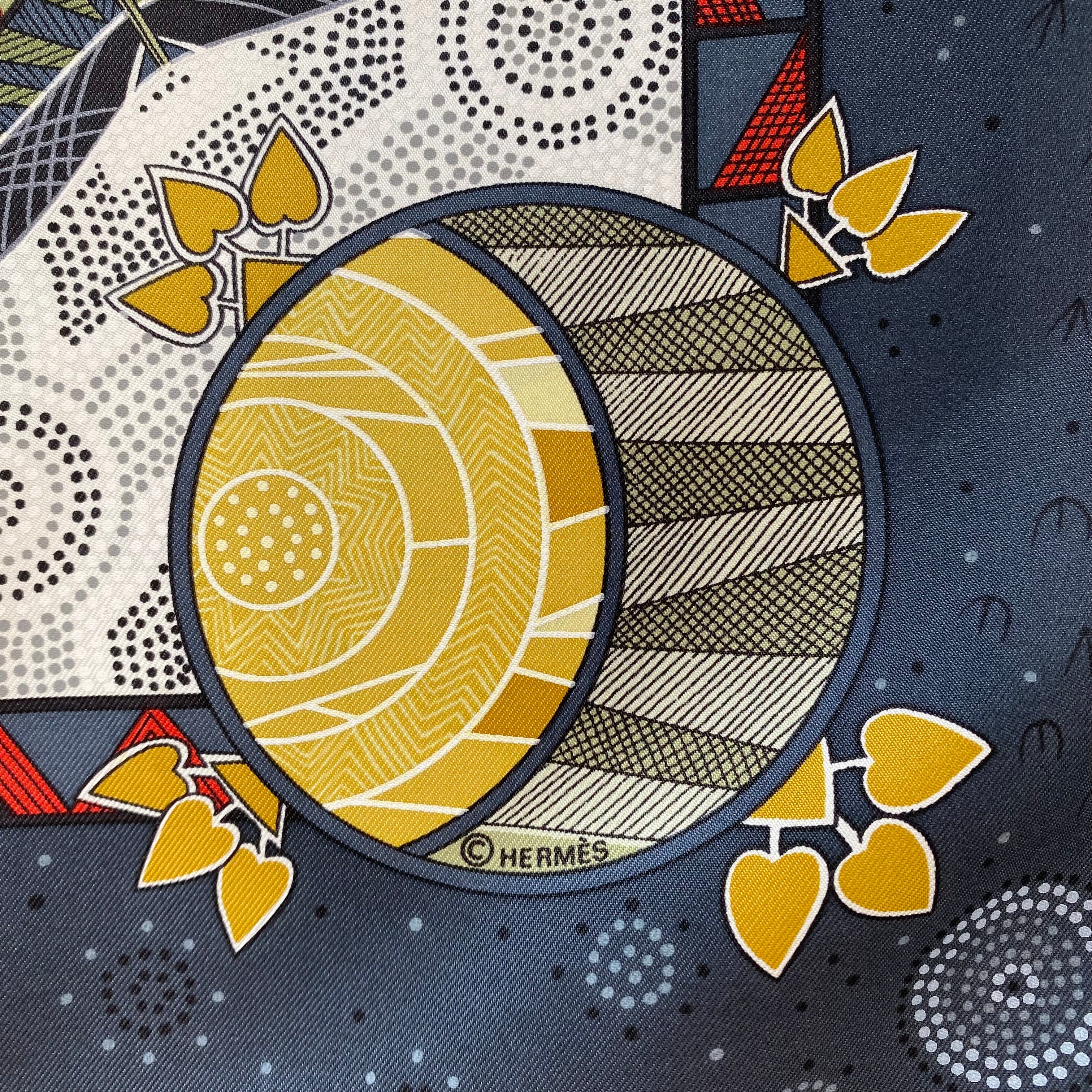 Boxed Hermès Rêve D’Australie Silk Scarf