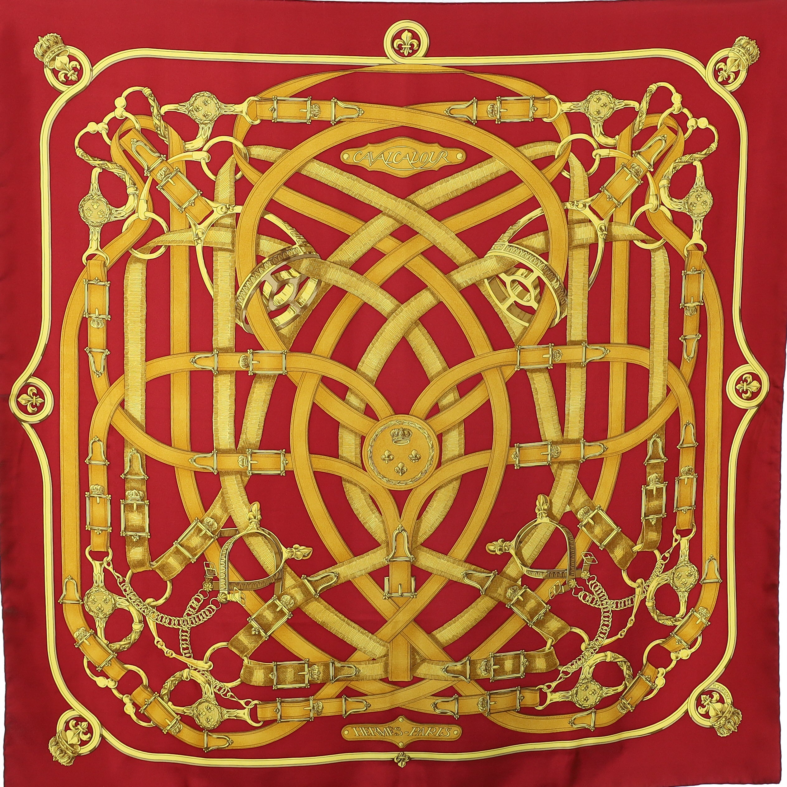 Hermès Cavalcadour Silk Scarf