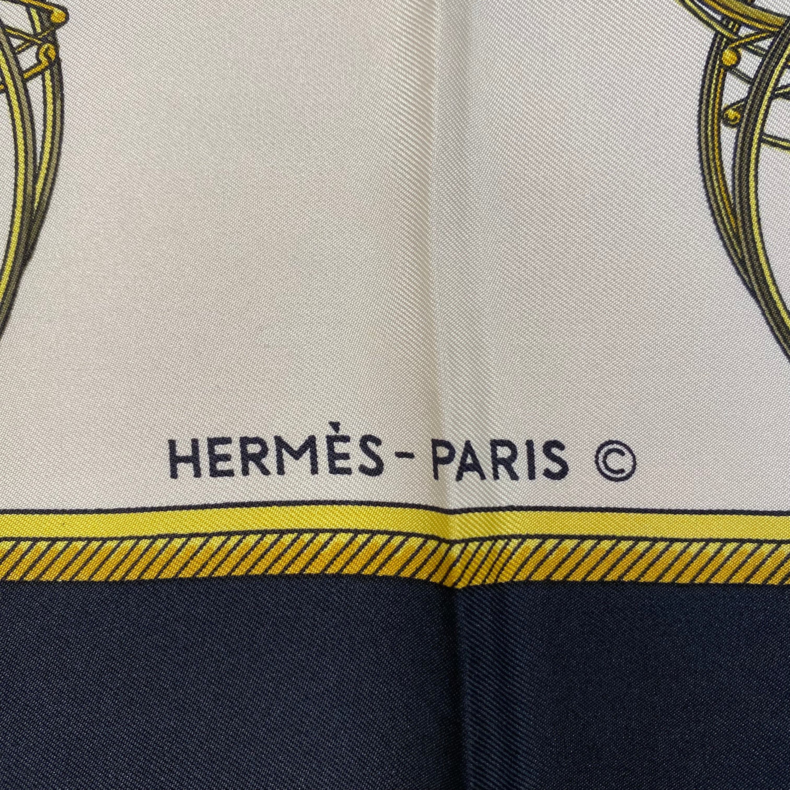 Unworn Hermès Les Voitures a Transformation Silk Scarf