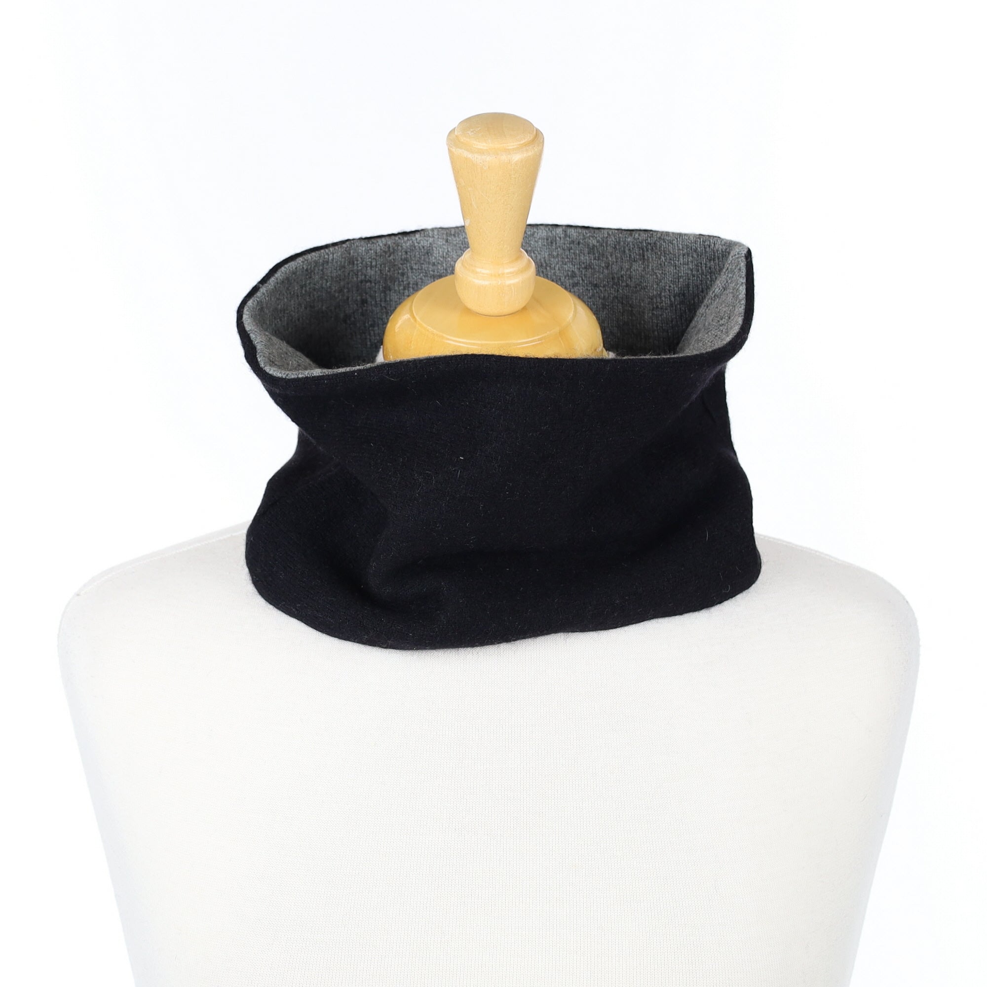 Men’s Black and Ash Grey Neck Warmer