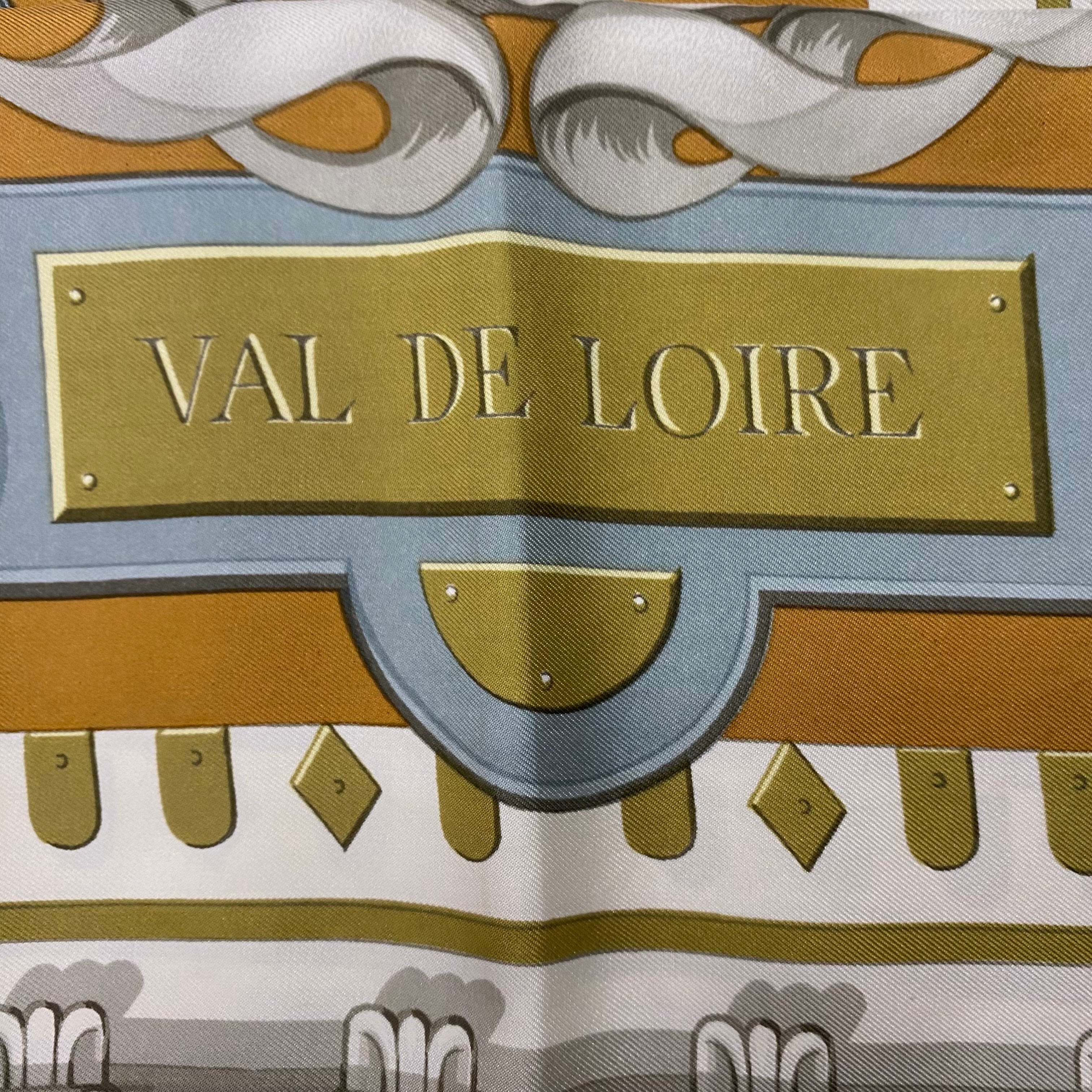 Hermès Val De Loire Vintage Silk Scarf Rare